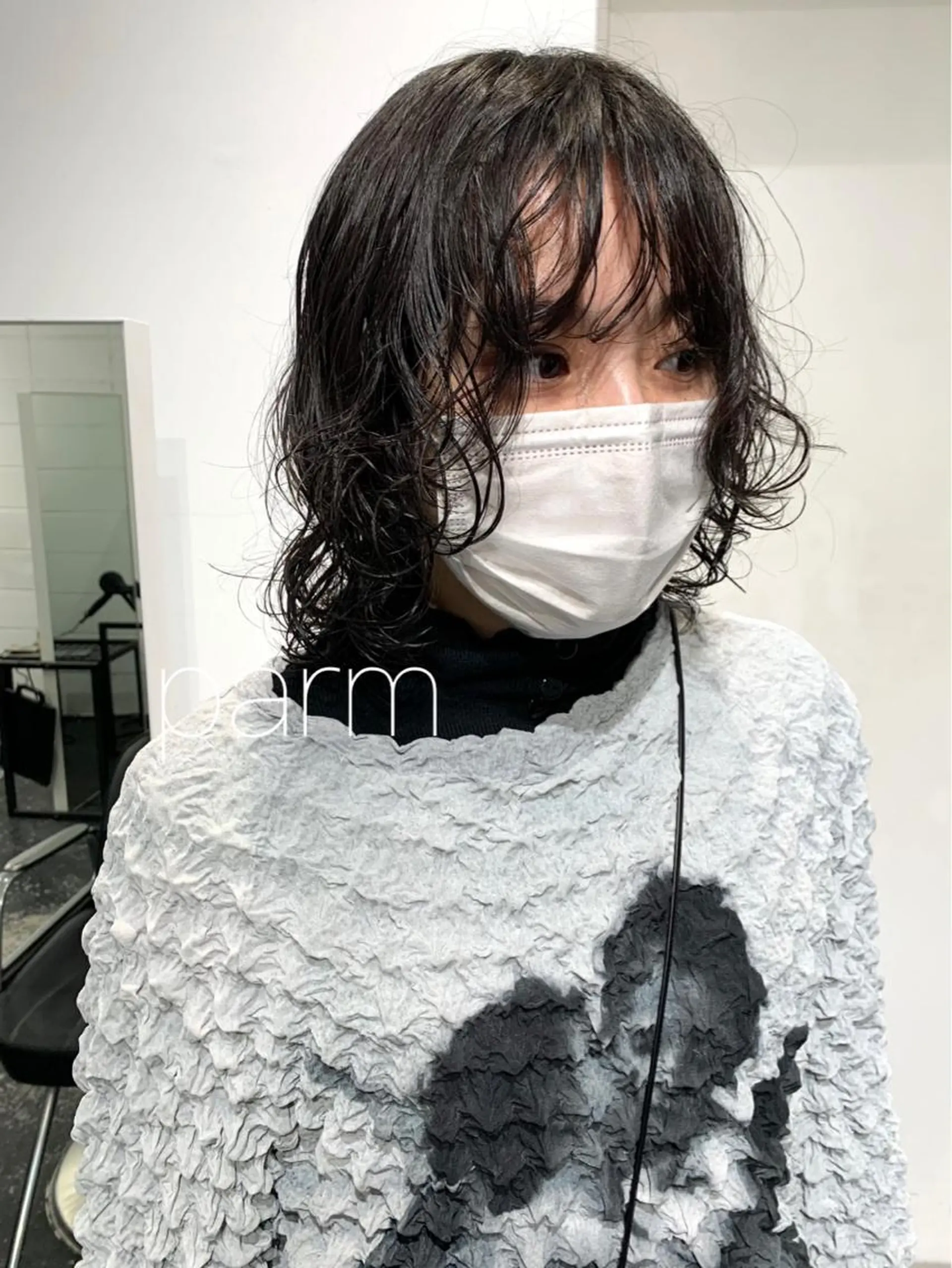 ミディアム カラー パーマ カット ヘアカラー パーマ トリートメント レイヤーカット/艶髪 ✨💭KIRARIのヘアスタイル