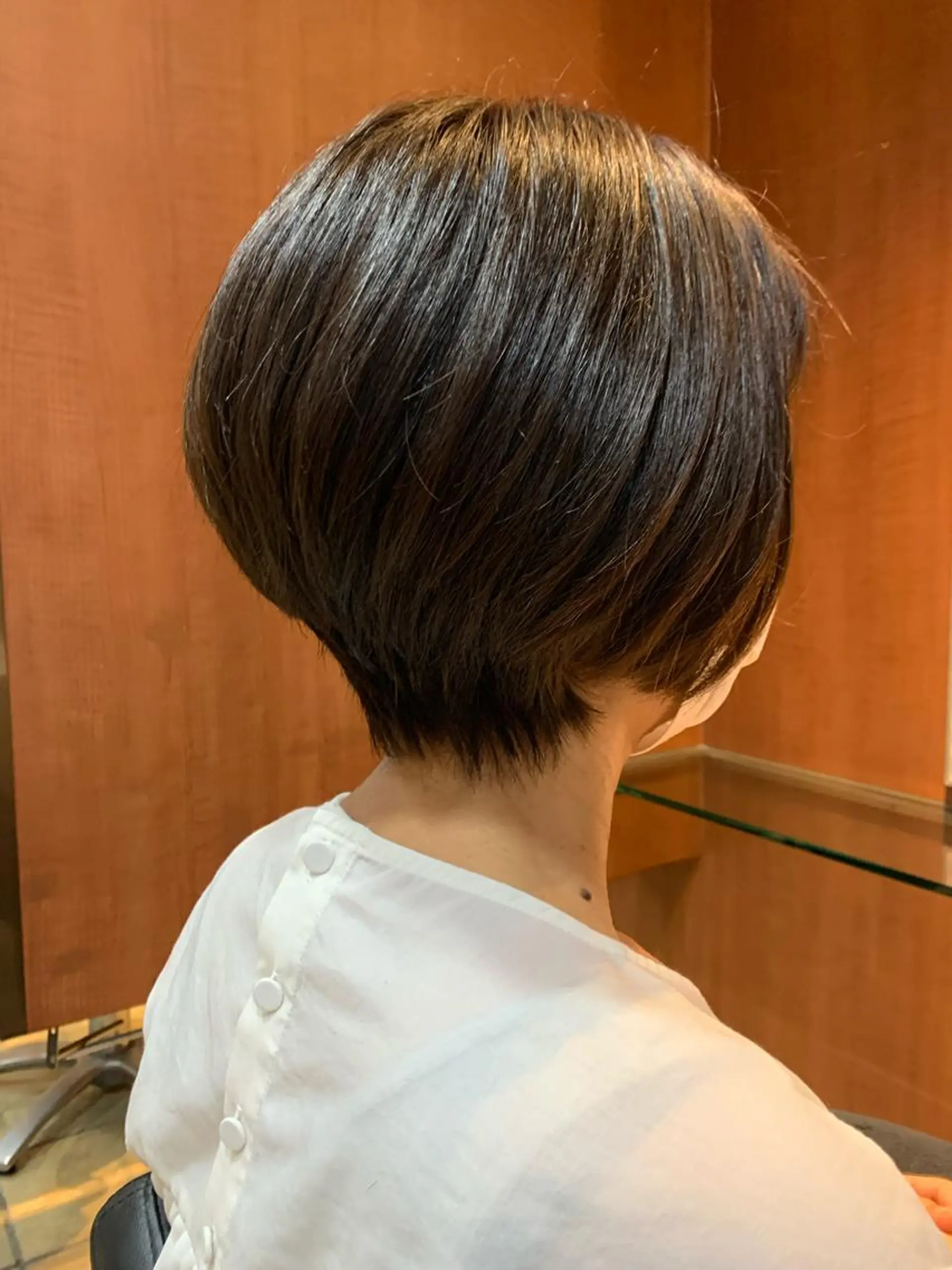 ショート カラー 武田尚子🌸 自然に仕上がる矯正のヘアスタイル