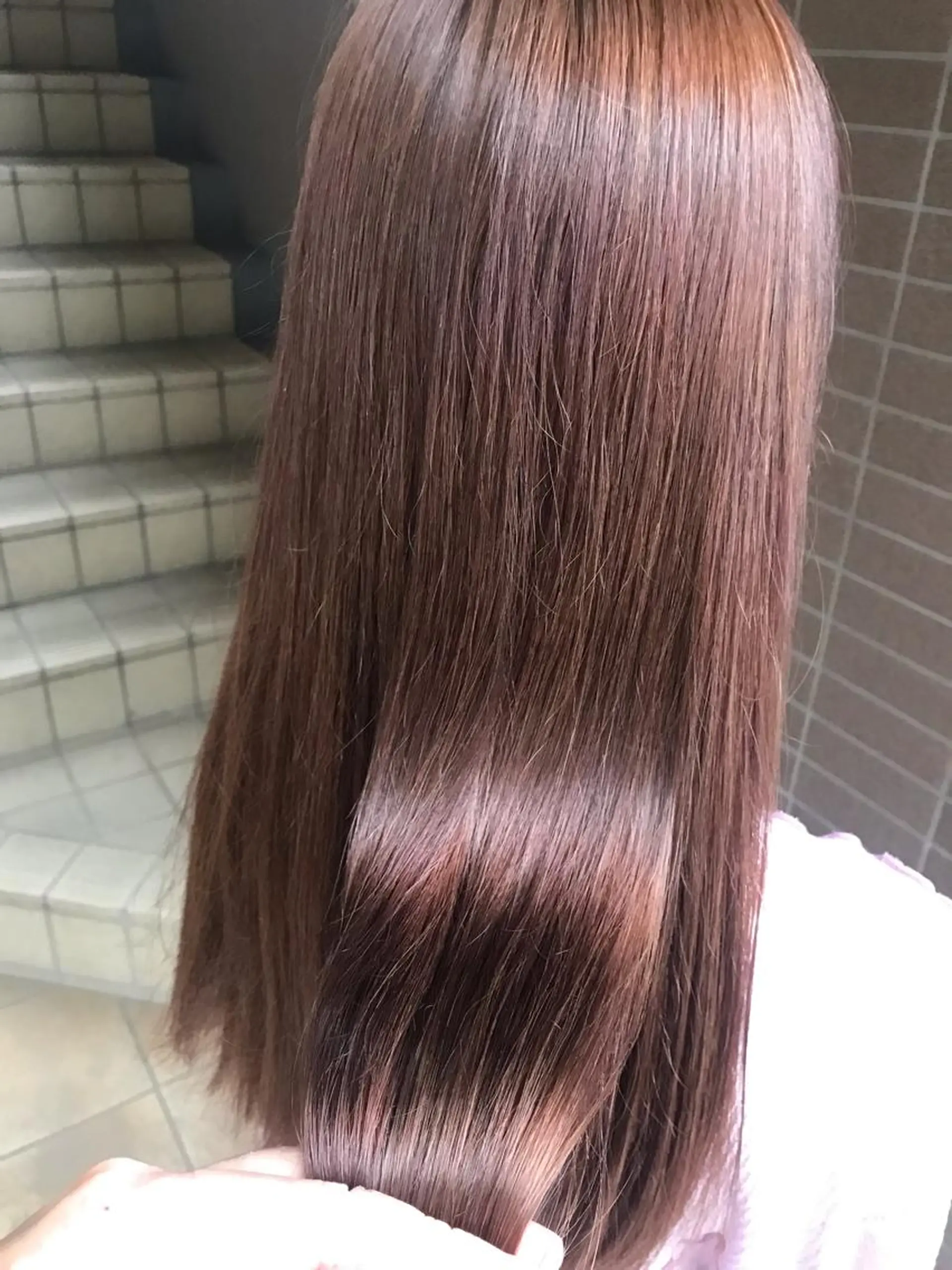 ロング ヘアカラー yukari 艶髪ヘアのヘアスタイル