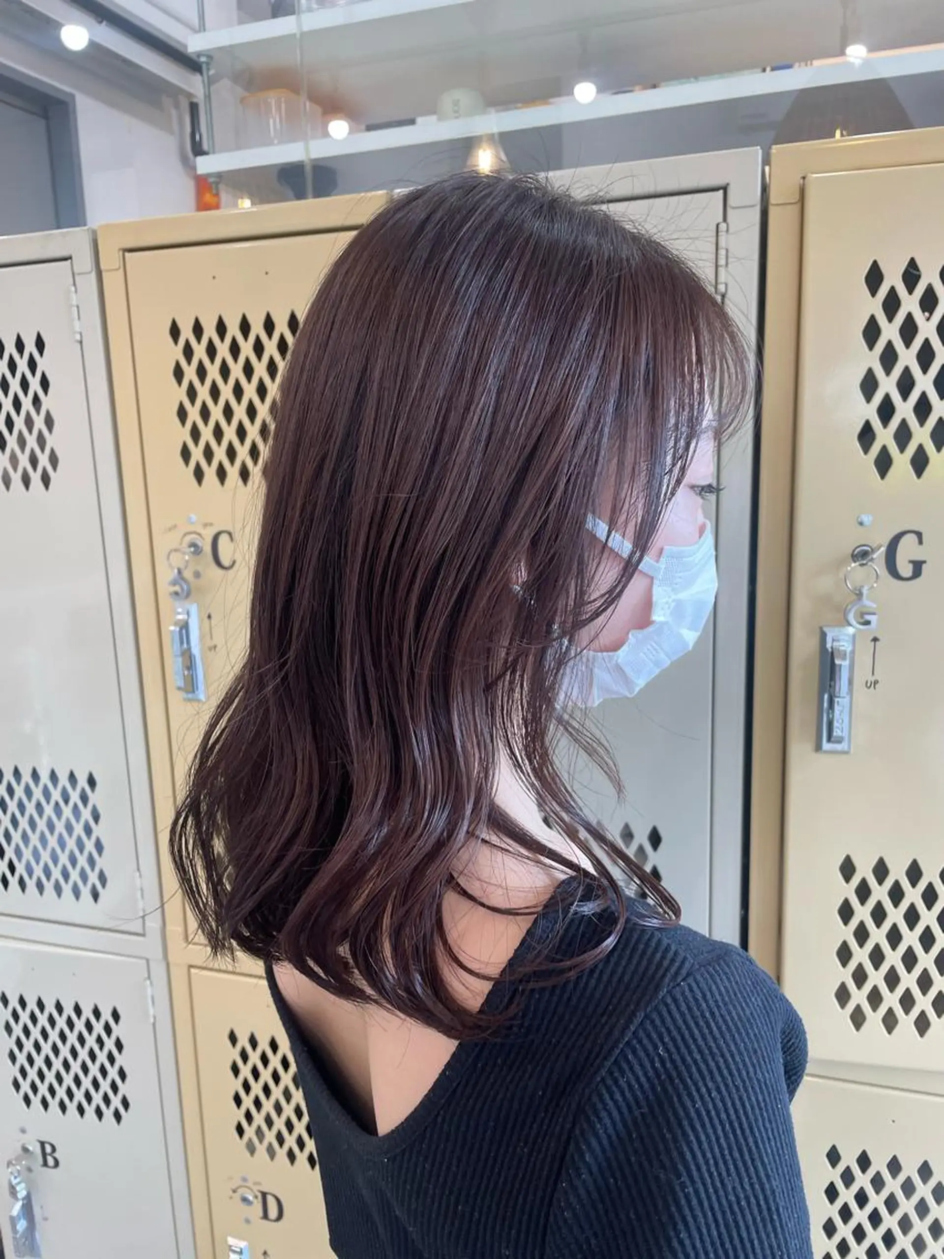 ミディアム カット ヘアカラー トリートメント SUNC🍀大熊 花奈絵🍀のヘアスタイル