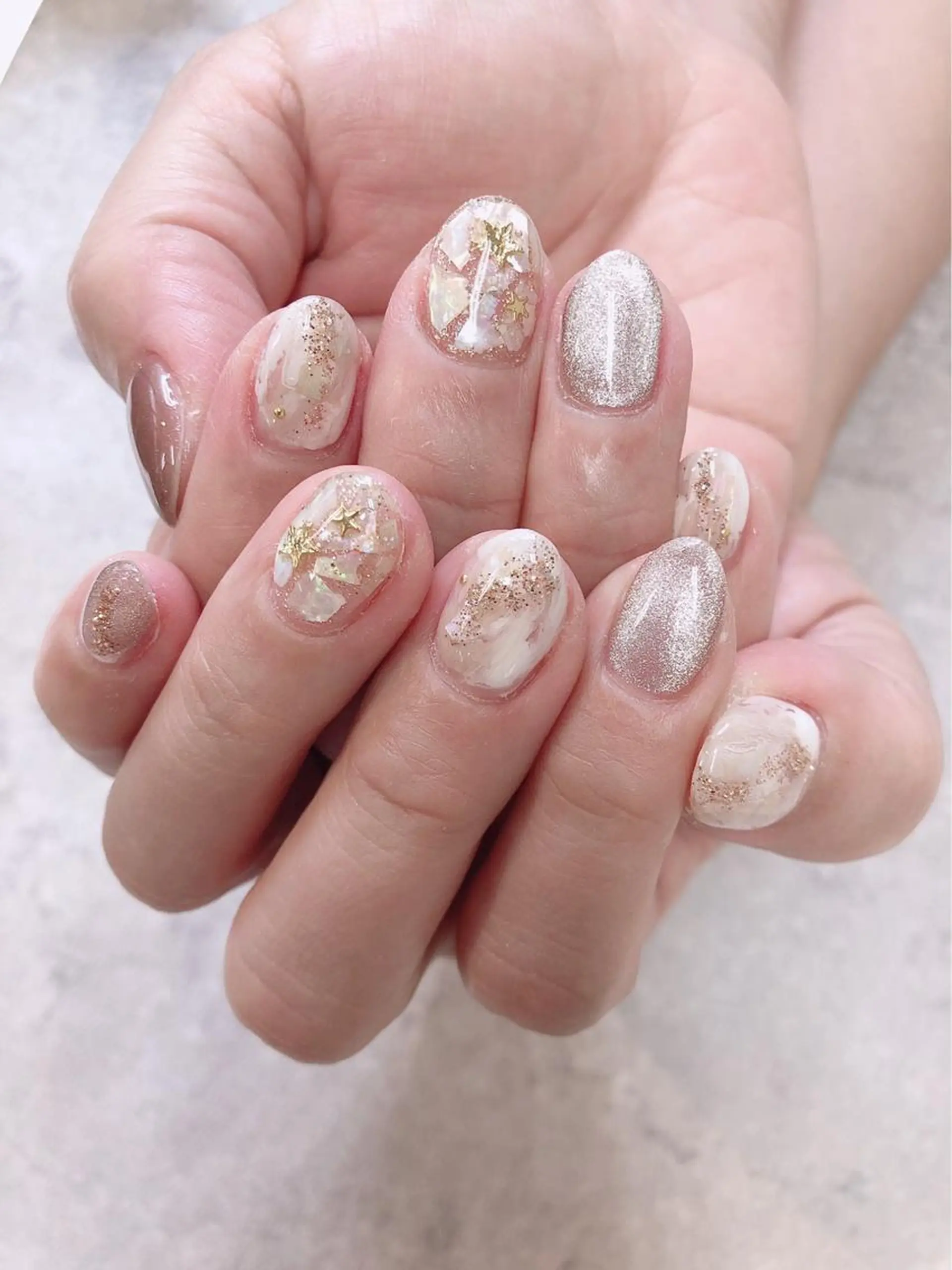 ネイル マグネットネイル ハンドネイル ハンドケア FASTNAIL PLUS 新宿店のネイルデザイン