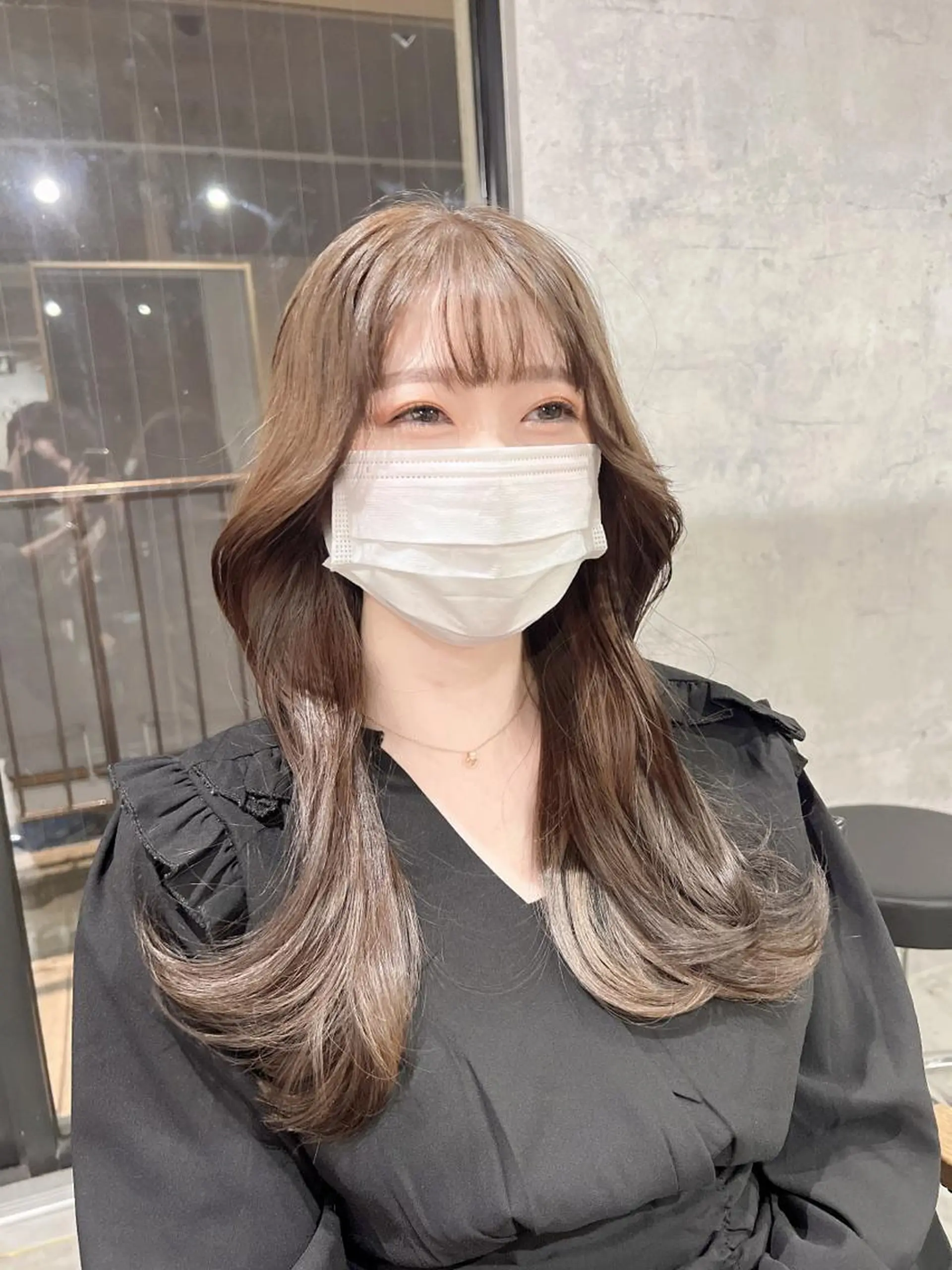 ロング カラー 韓国レイヤー/ 顔周り💕田中将吾のヘアスタイル