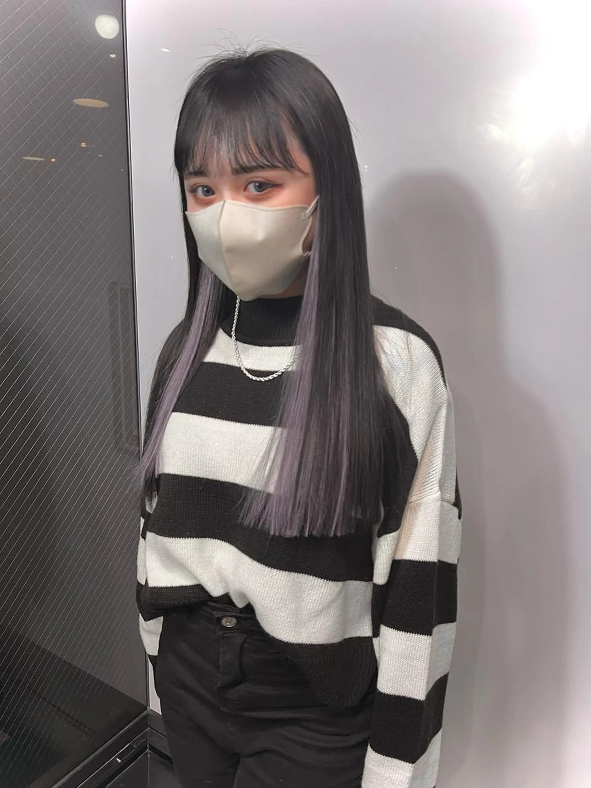 ロング エクステ ツガミ リナのヘアスタイル