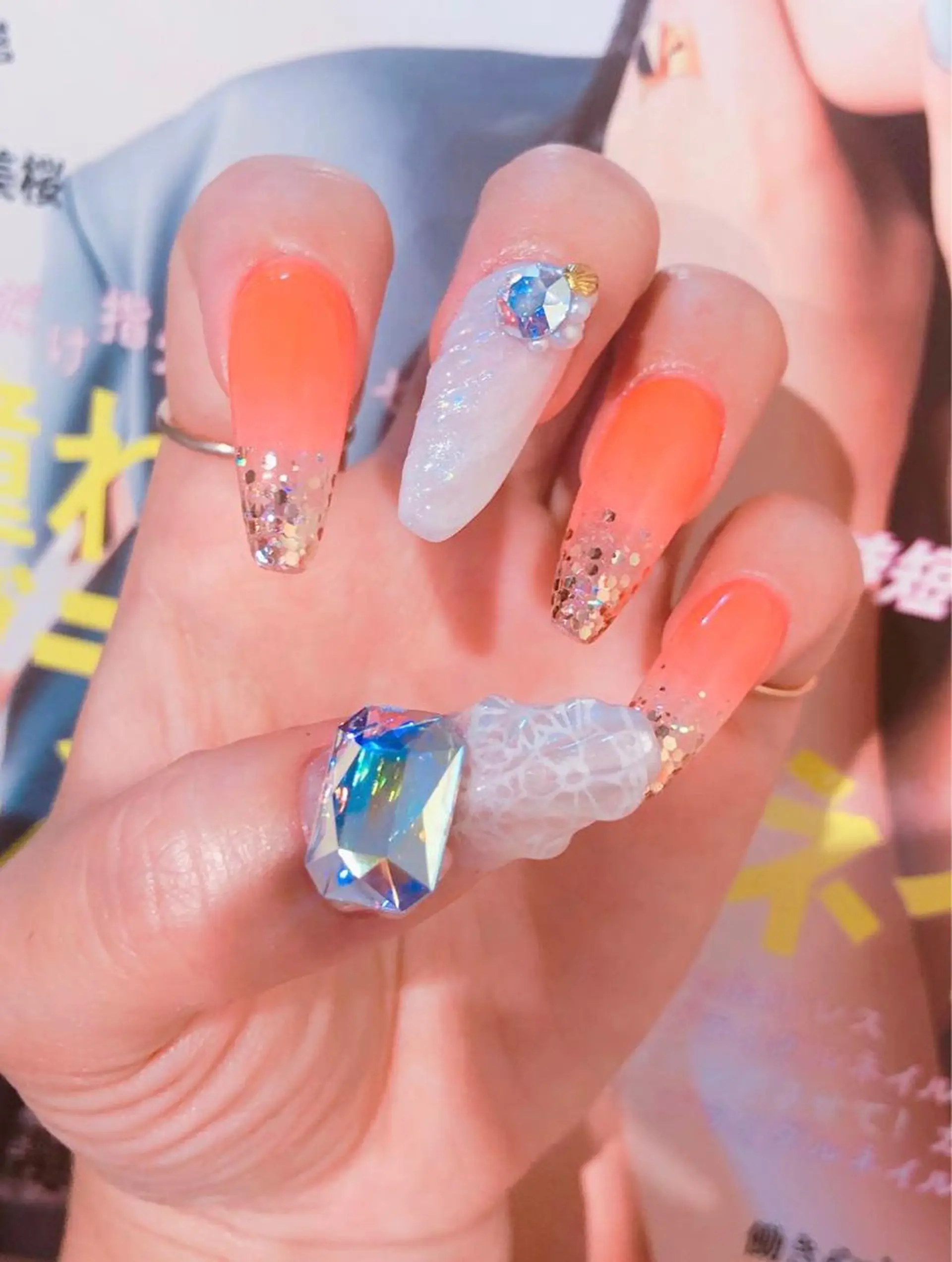 ネイル 長さだし専門店 M2　rikaのネイルデザイン