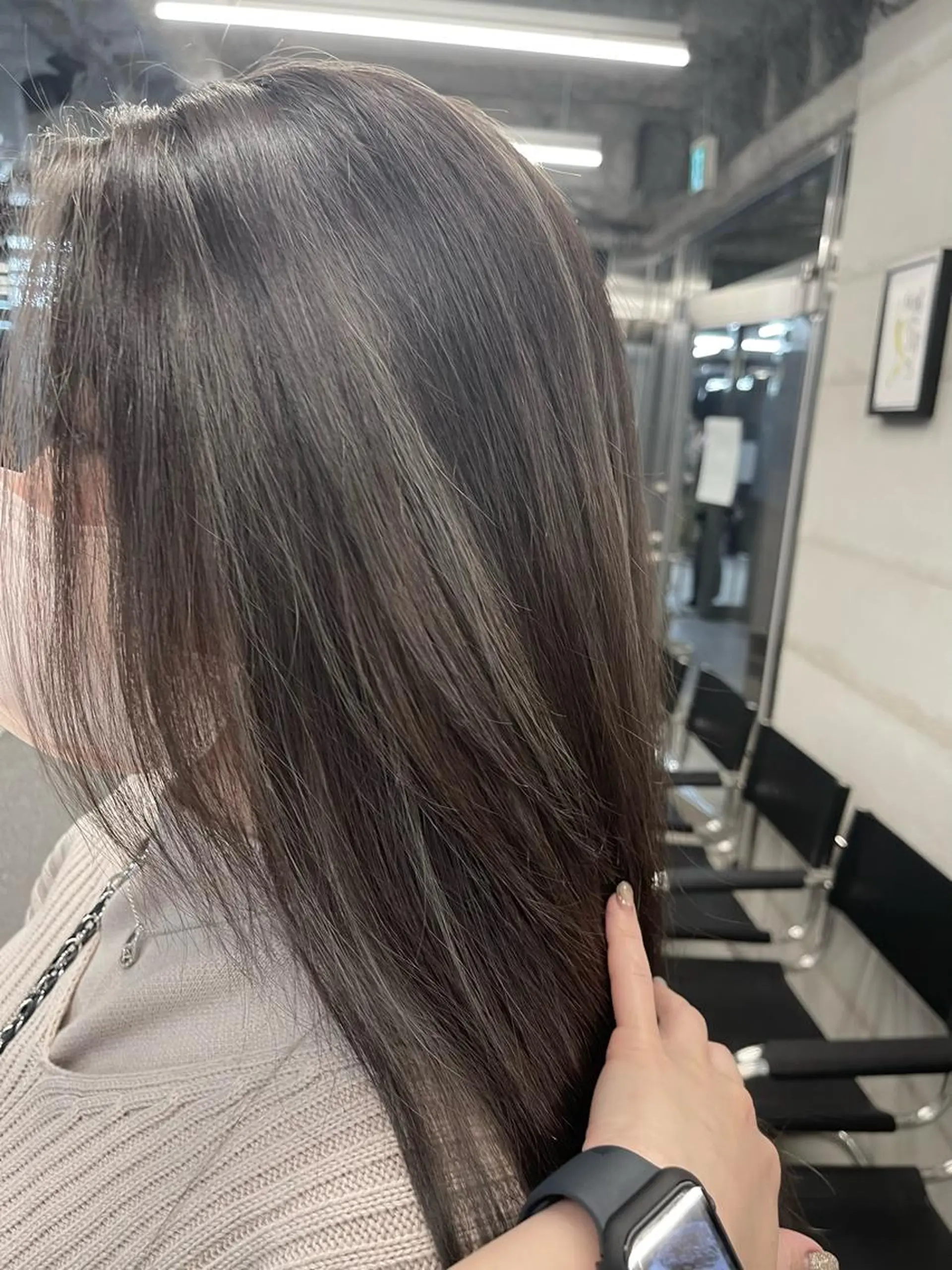 ロング カラー パーマ ヘアアレンジ メンズ FONS 🤍yurika🤍のヘアスタイル