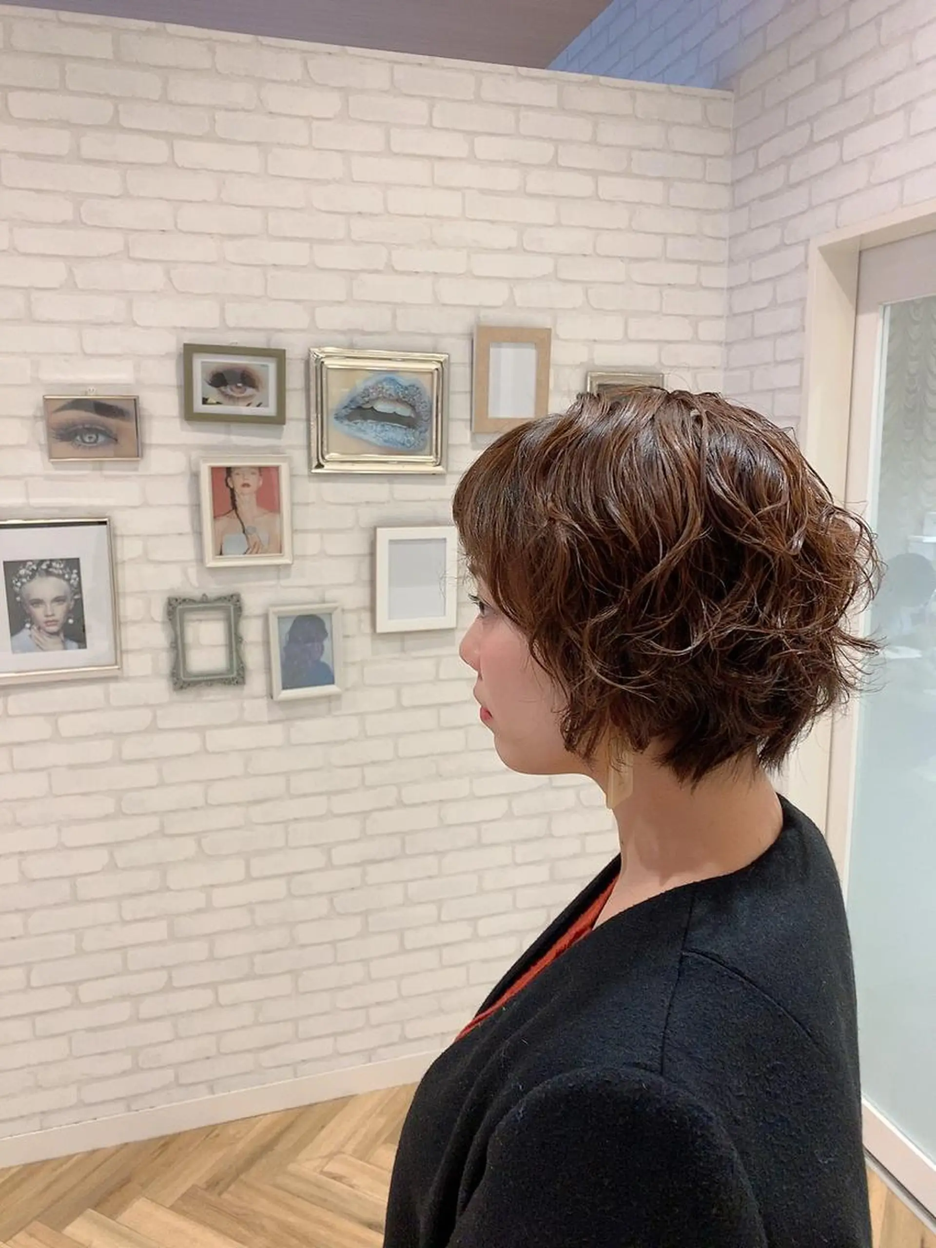 ショート パーマ ému エミュ　hair &spa所属・近藤 みゅうまのヘアスタイル