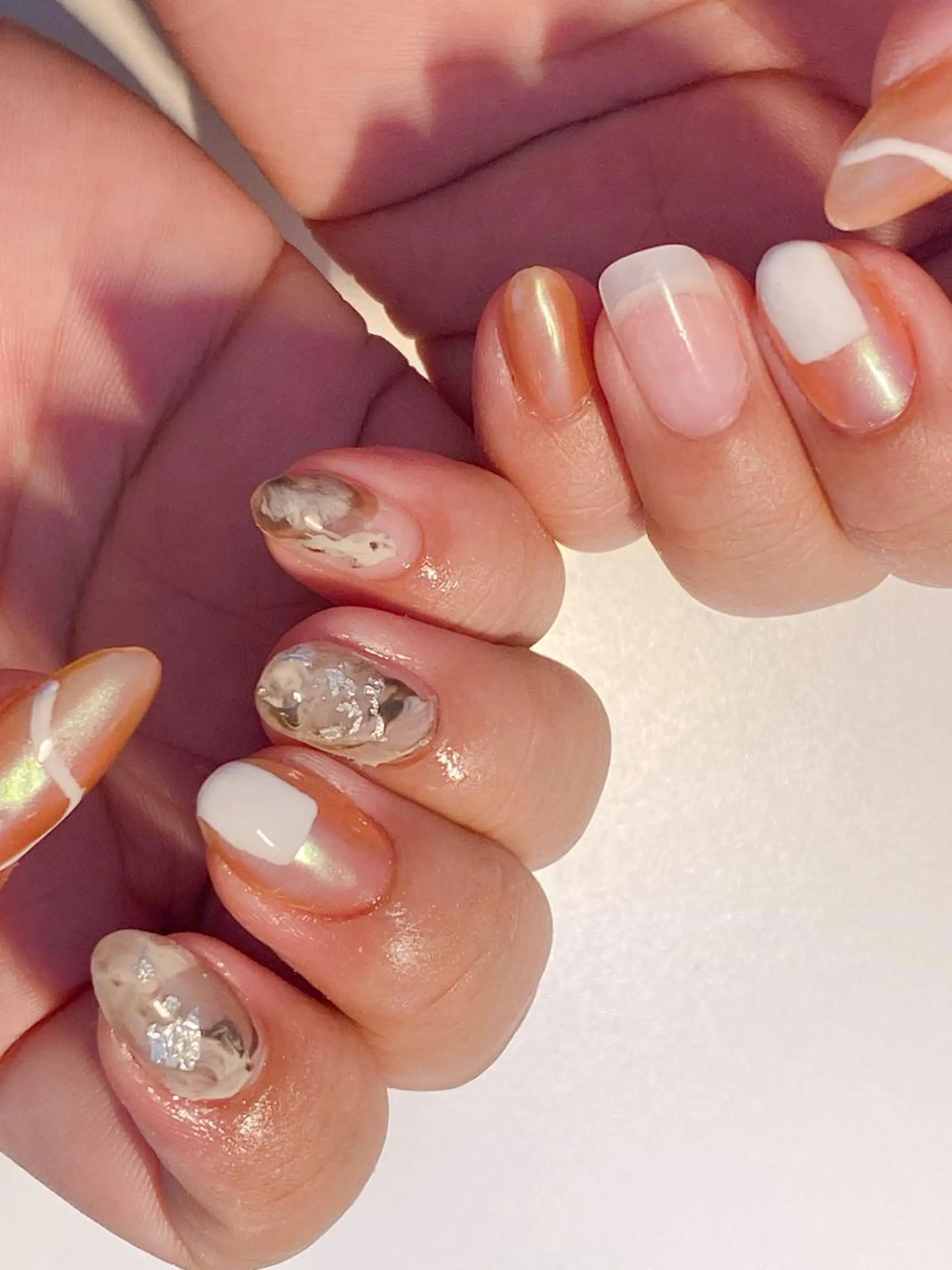 ネイル ニュアンスネイル 大人キレイ 𝑁𝑖𝑥𝑖𝑠のネイルデザイン