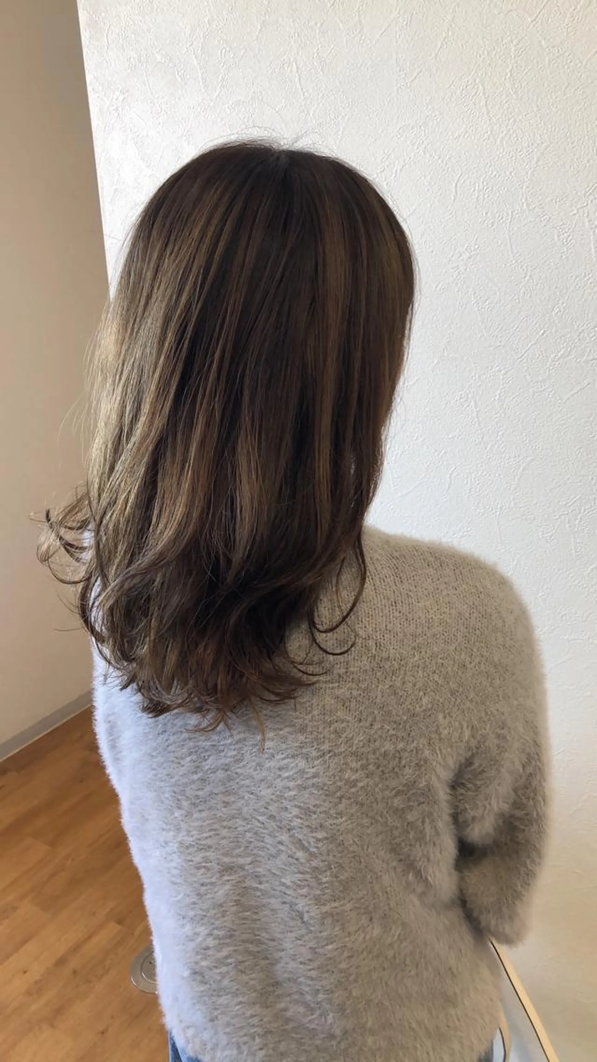 セミロング カラー 奈良市／尼ヶ辻 谷川和也のヘアスタイル