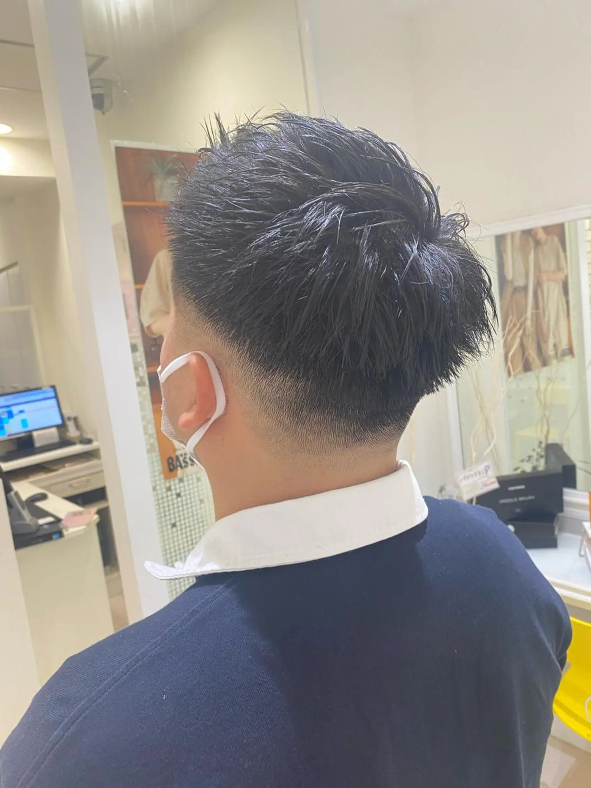 メンズ フェードカット モヒカン スキンフェード YUMA/レイヤー/ 似合わせ/パーマのヘアスタイル