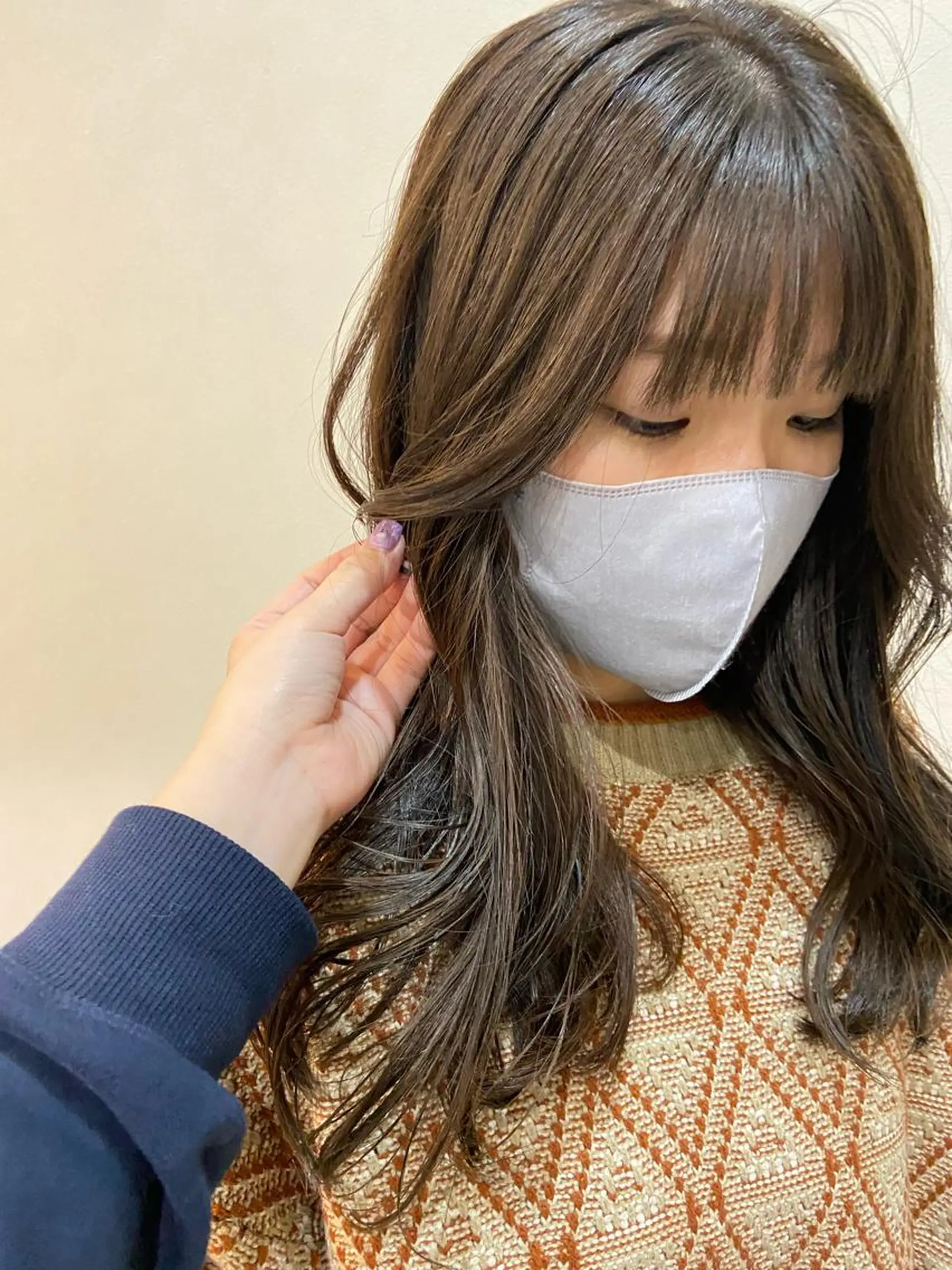 ロング カット ヘアカラー トリートメント ボブ/透明感カラー 🧸YUI❤️のヘアスタイル