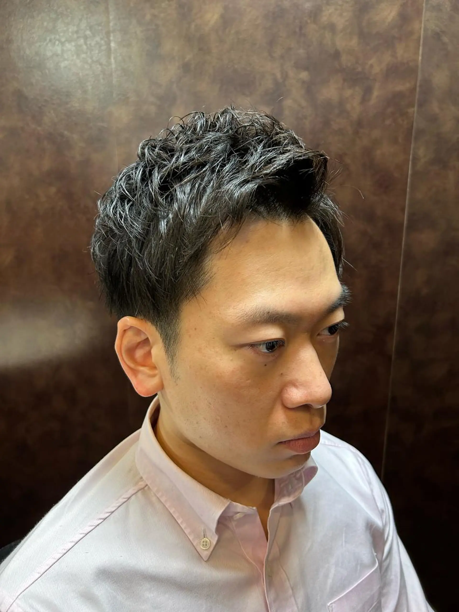 ミディアム メンズ 祐川 寛太のヘアスタイル