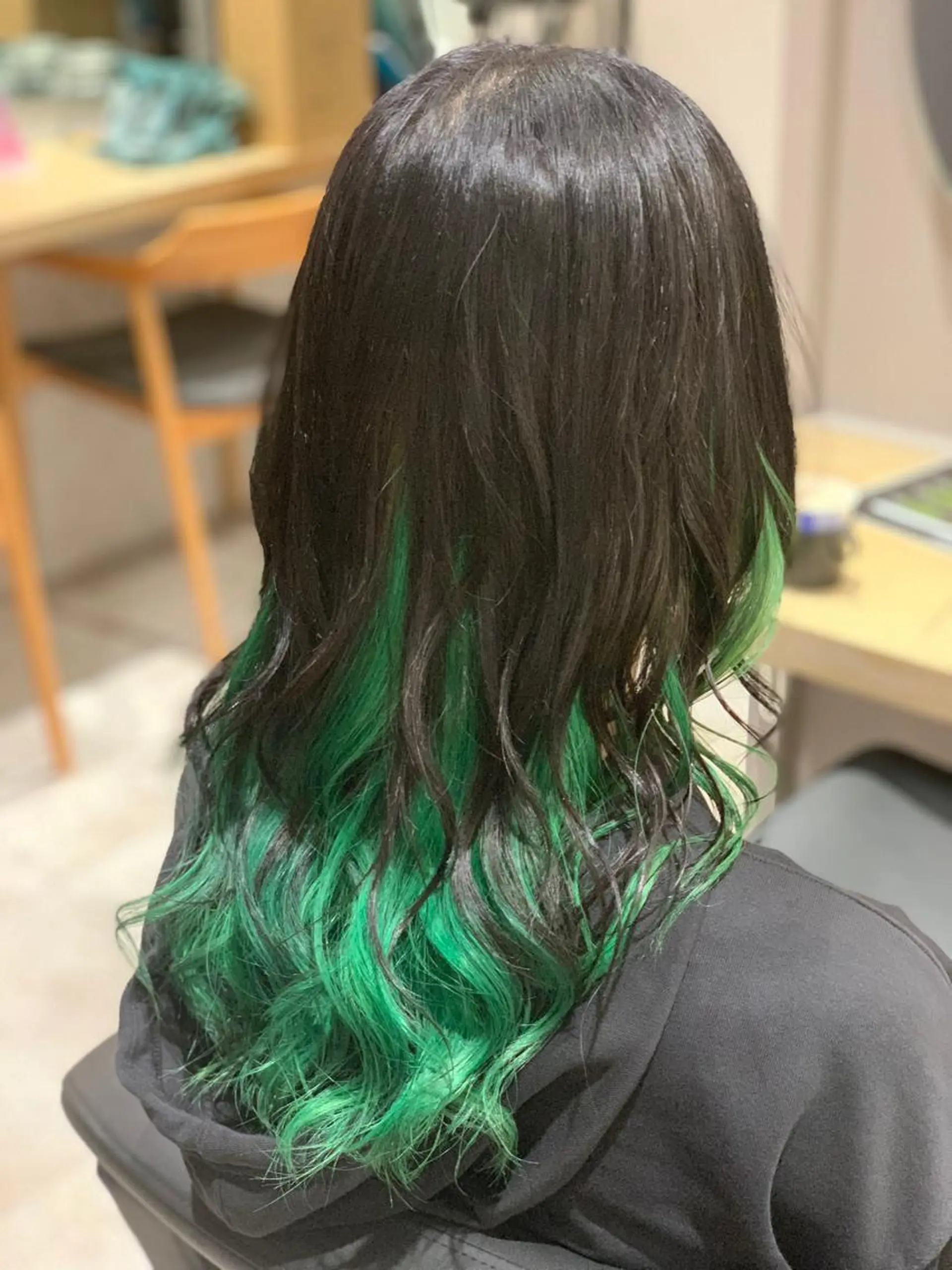 ミディアム カラー ヘアアレンジ 髪質改善×ハイトーン 中田啄也のヘアスタイル