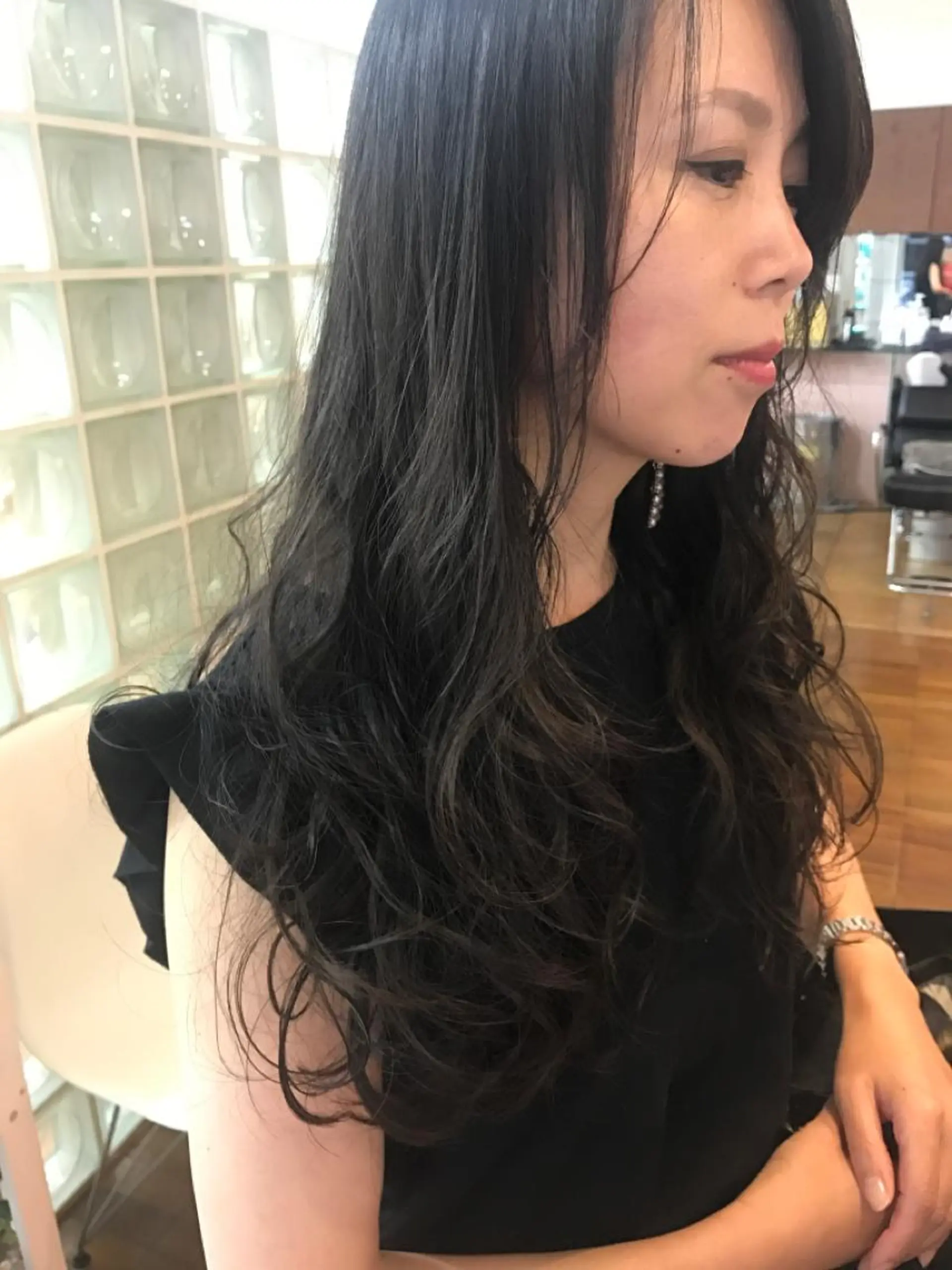 ロング パーマ ニュアンスヘア☆樋口 希世☆のヘアスタイル