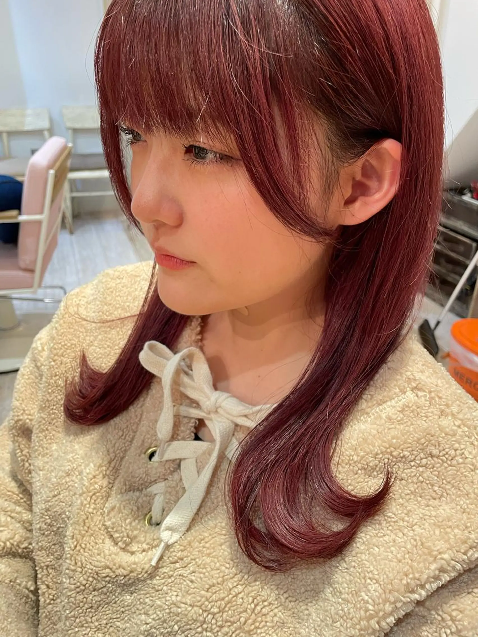 ロング カラー トキタ アオイのヘアスタイル