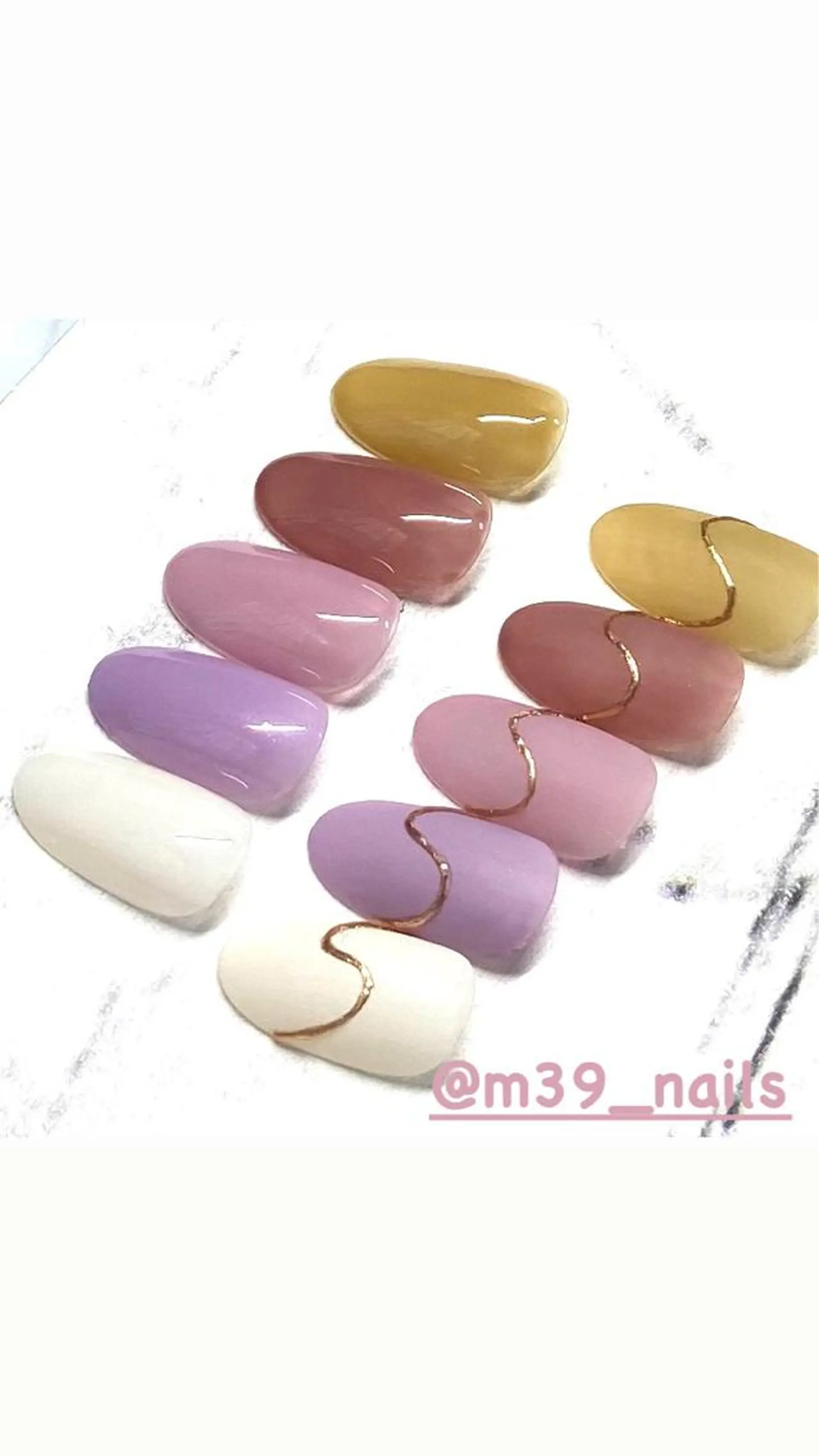 ネイル ジェルネイル パラジェル 39-nails EharaMikuのネイルデザイン
