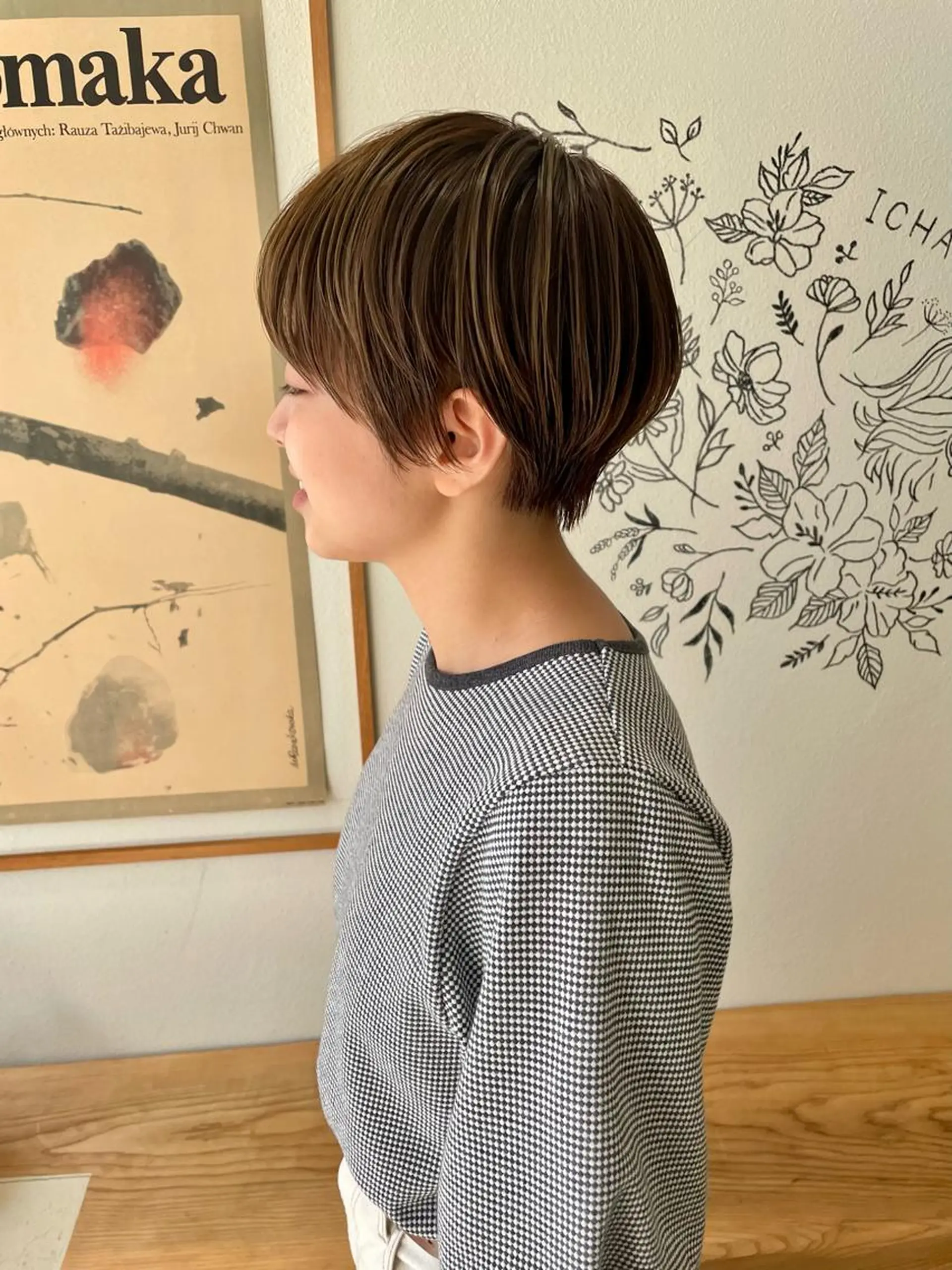 ショート カラー カット ヒナゴ トヨカズのヘアスタイル