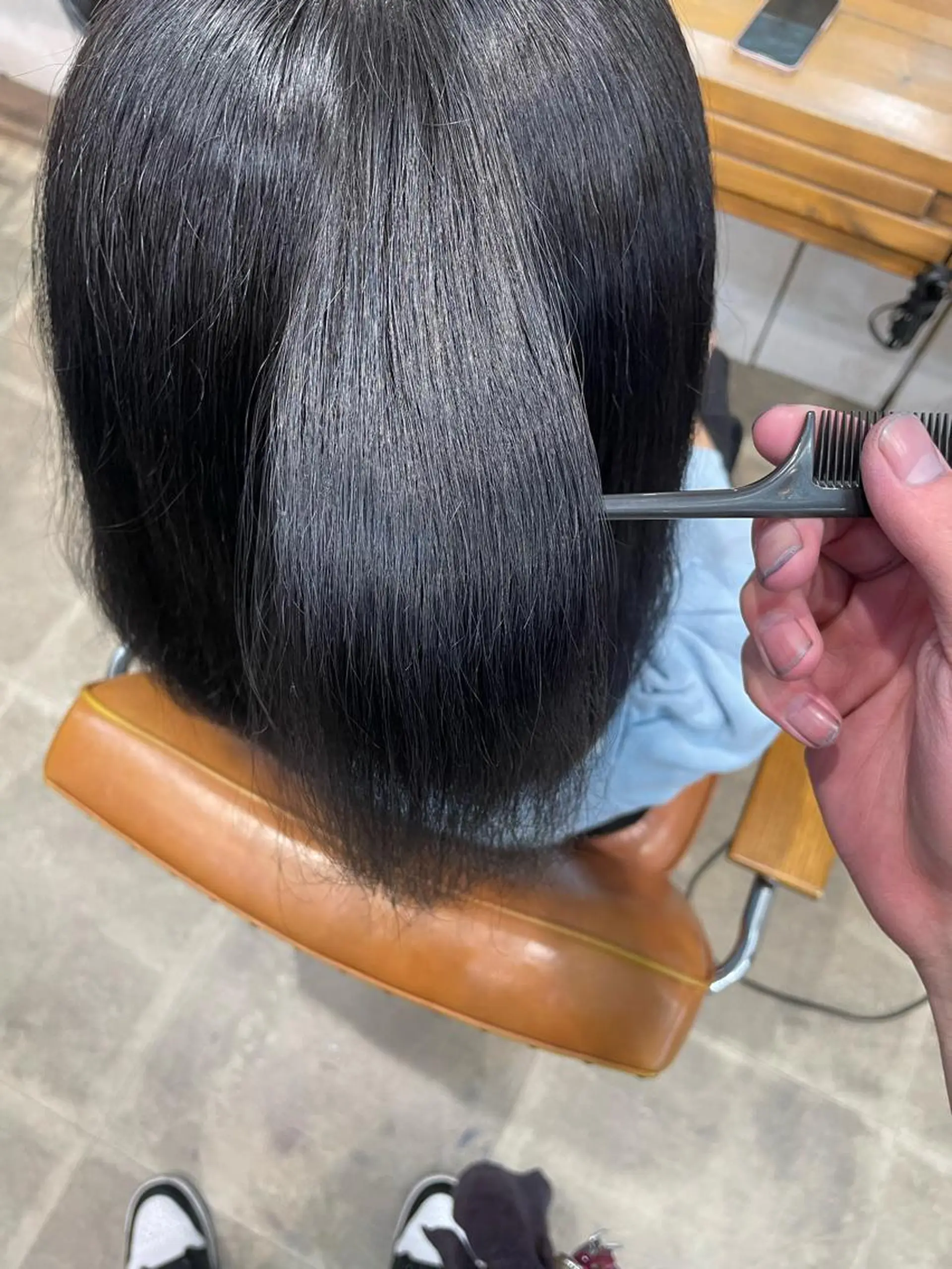 セミロング カラー 松田 恋のヘアスタイル