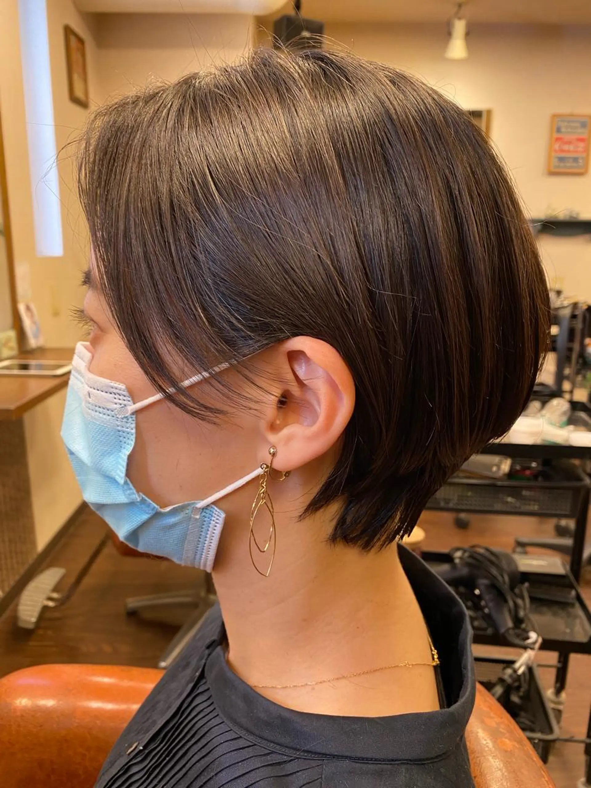 ショート カラー カット ヘアカラー liL hair lounge所属・liL  hair サトウリョウタのヘアスタイル