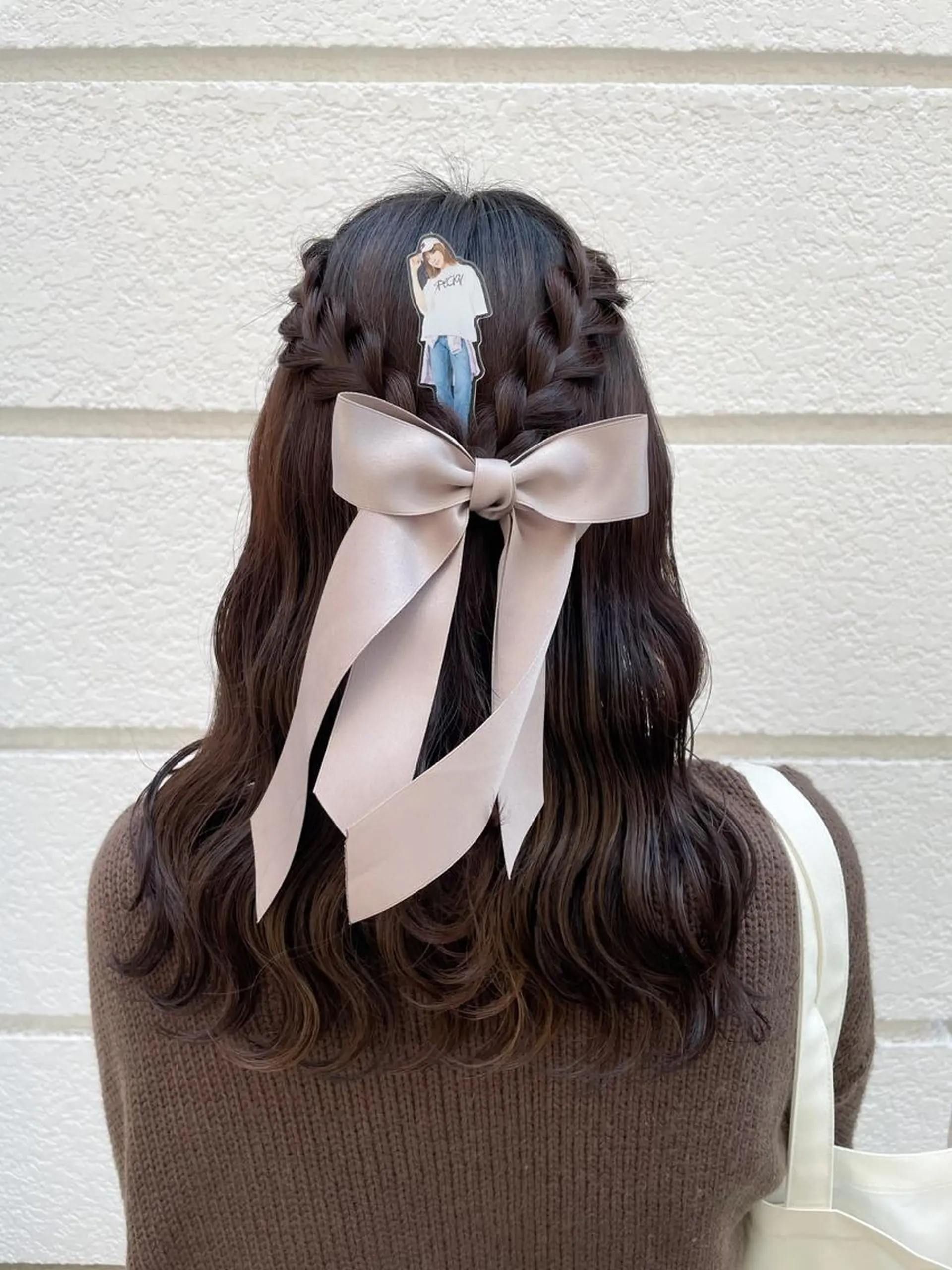 セミロング ヘアアレンジ ヘアセット イワタ マハ/ minim hairのヘアスタイル