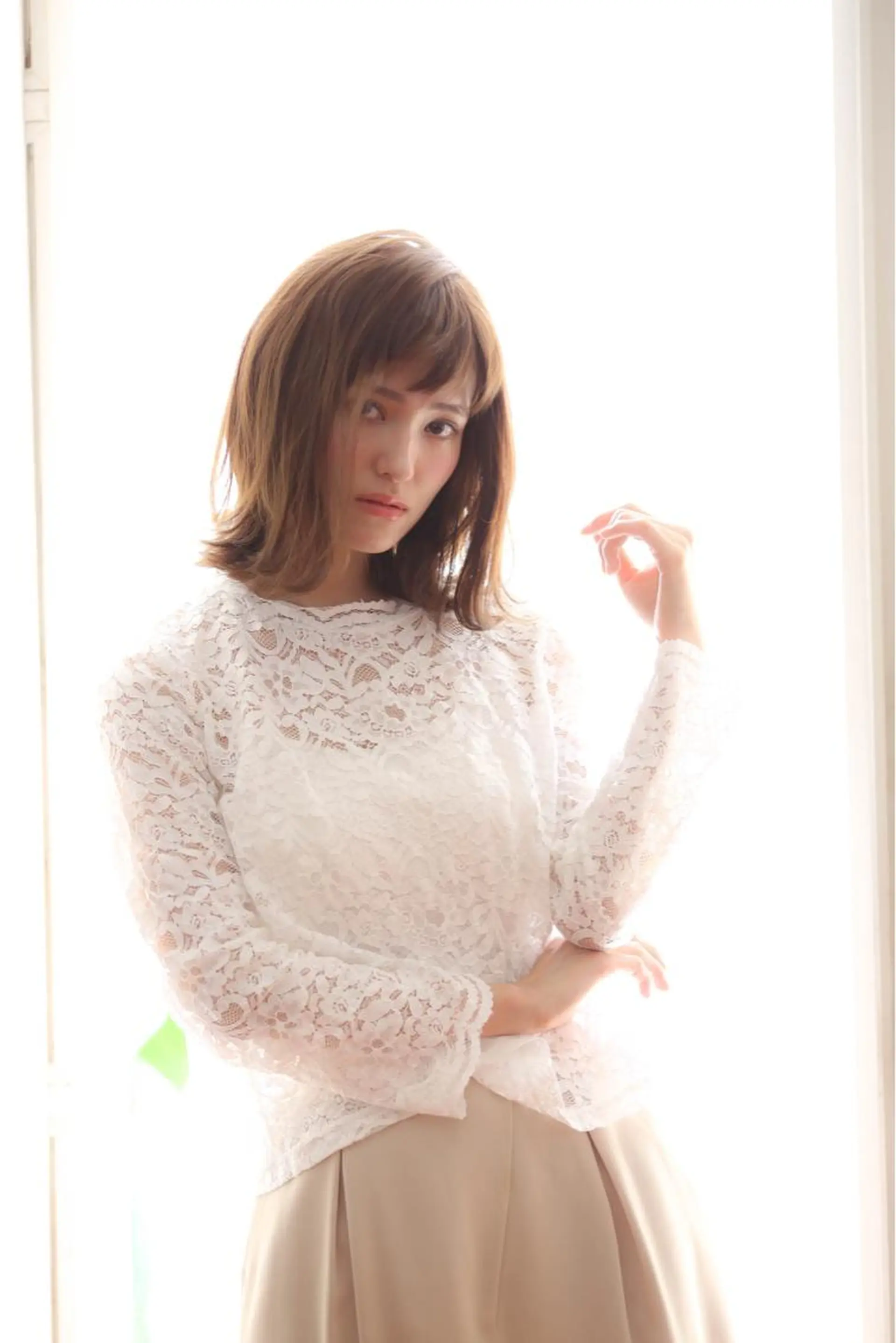 ミディアム パーマ ヘアアレンジ ネイル マツエク・マツパ eyelush color world庄内駅前所属・シールエクステ／豊中 吉田孝司のヘアスタイル