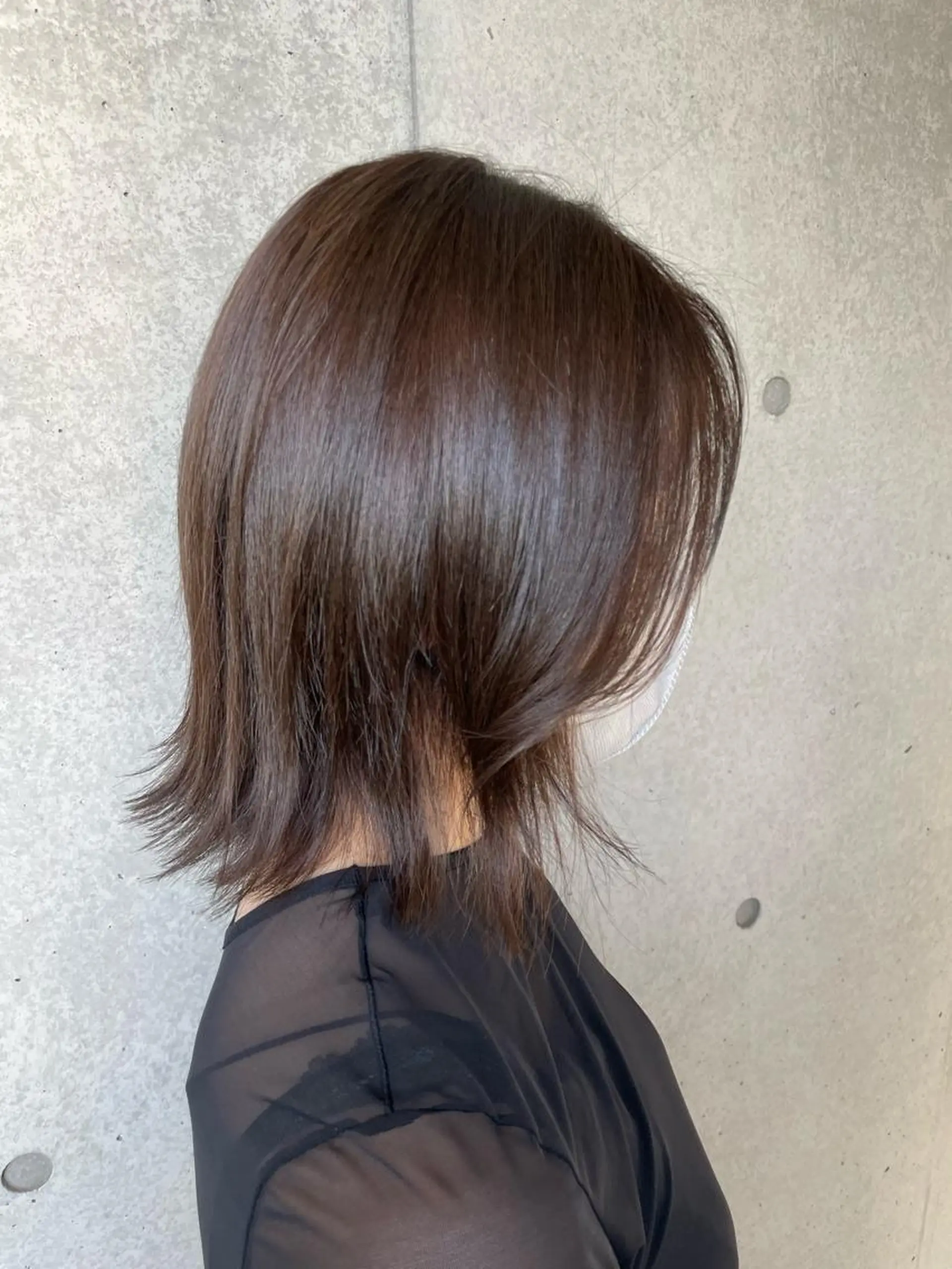 ミディアム カラー 堀田 結香のヘアスタイル