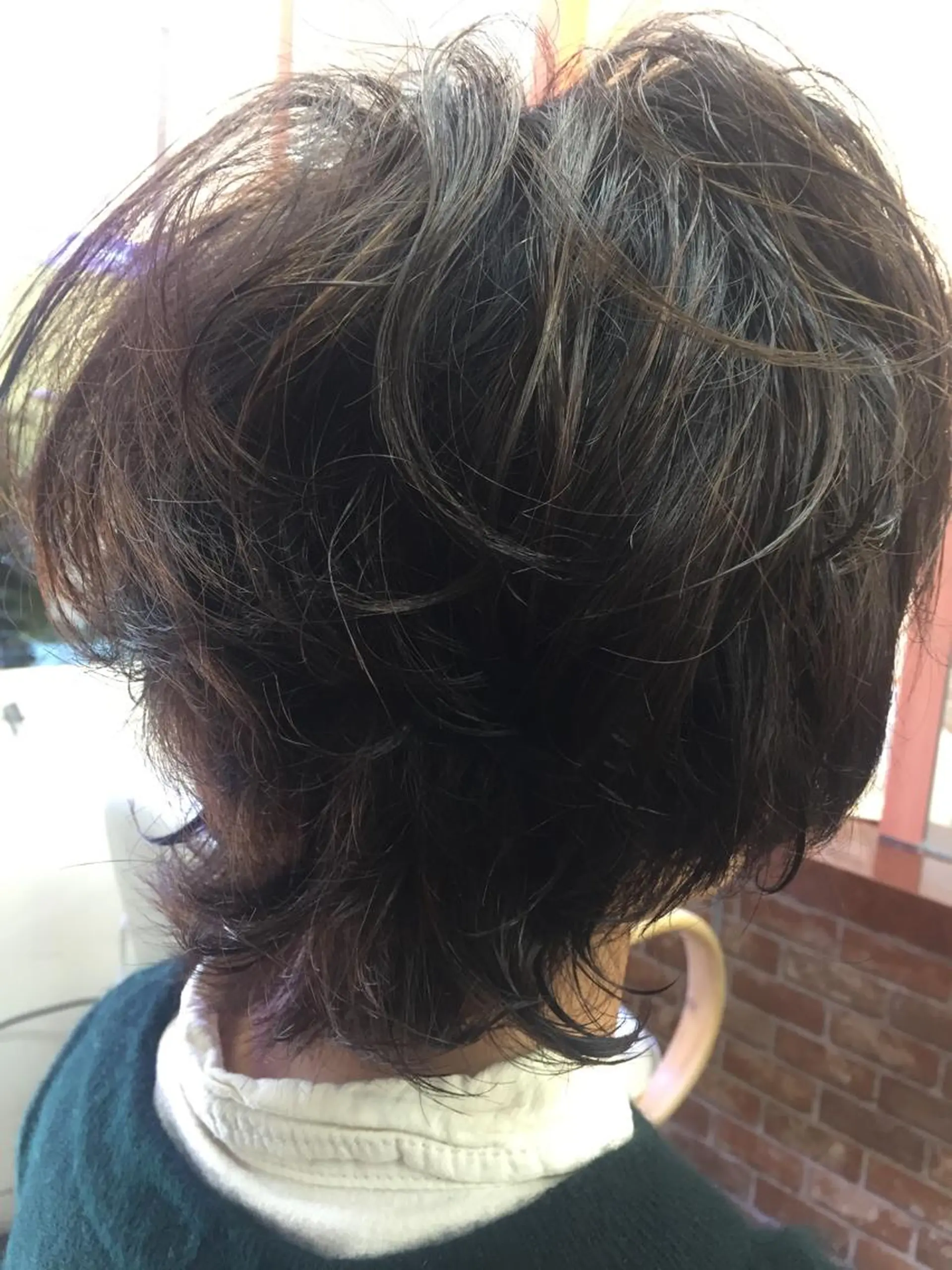 ショート カラー パーマ 桧山 真のヘアスタイル