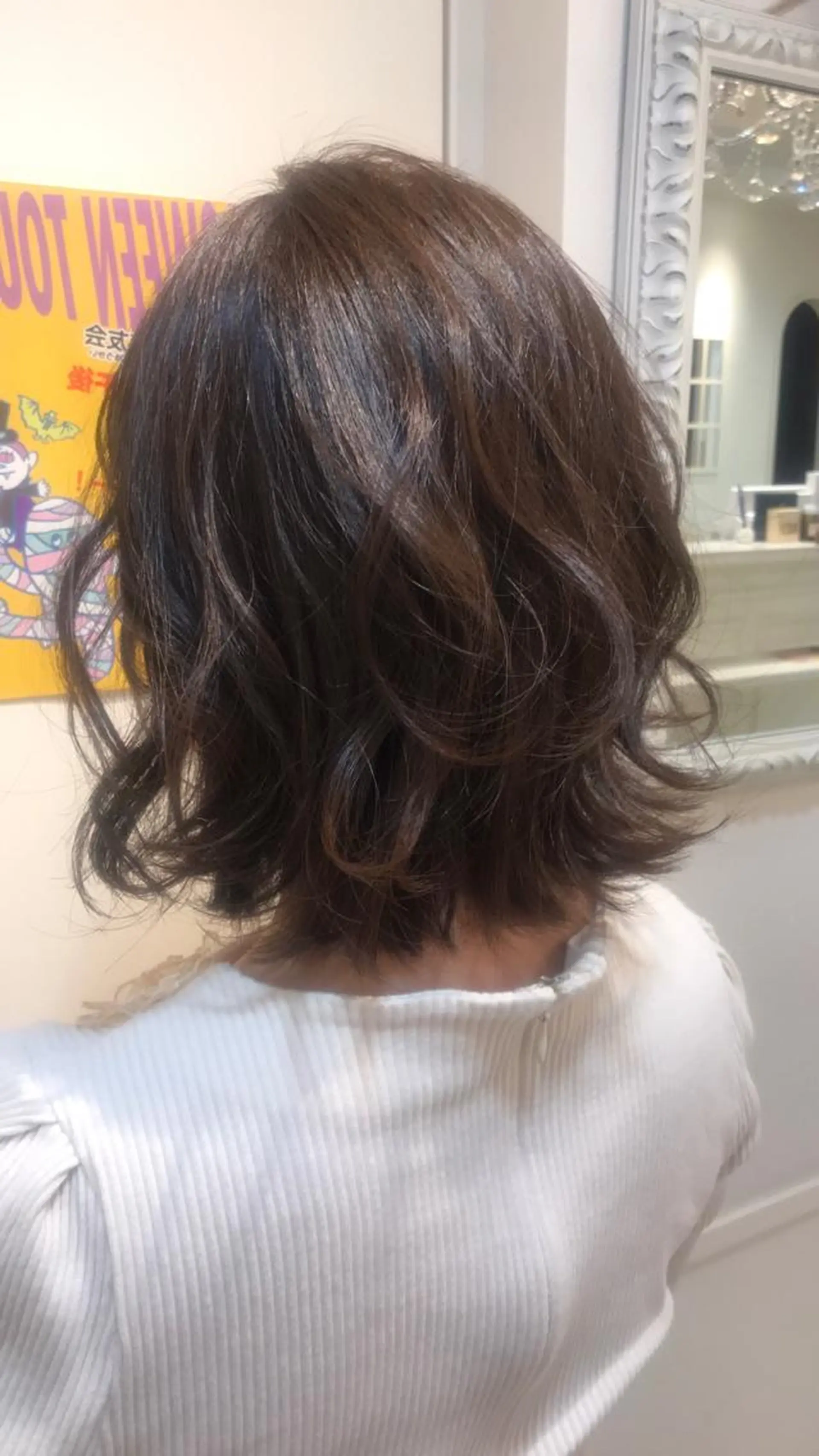 ミディアム 艶髪✨髪質改善カラー 楠本浩子のヘアスタイル