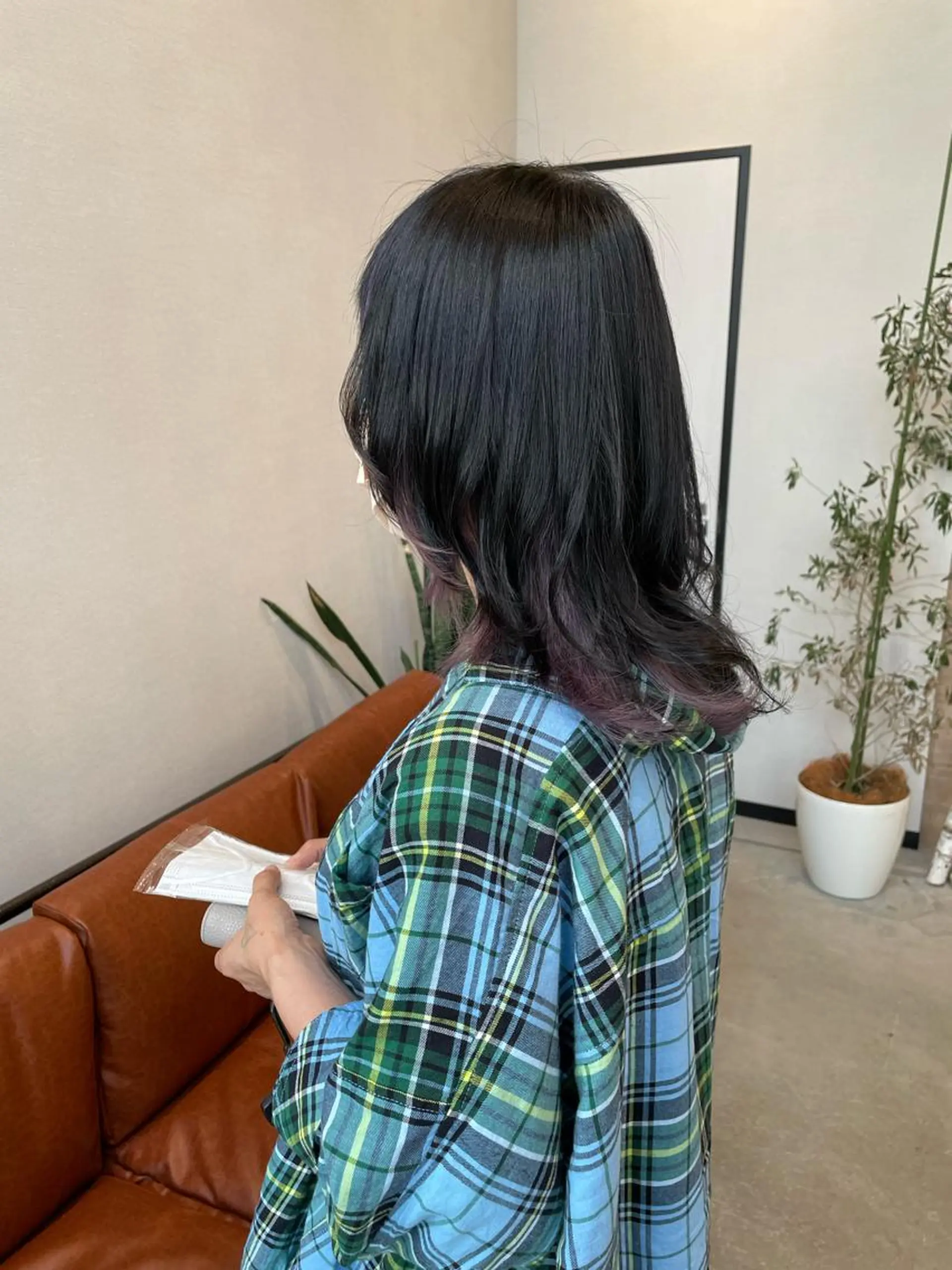 セミロング キノシタ ナオユキのヘアスタイル