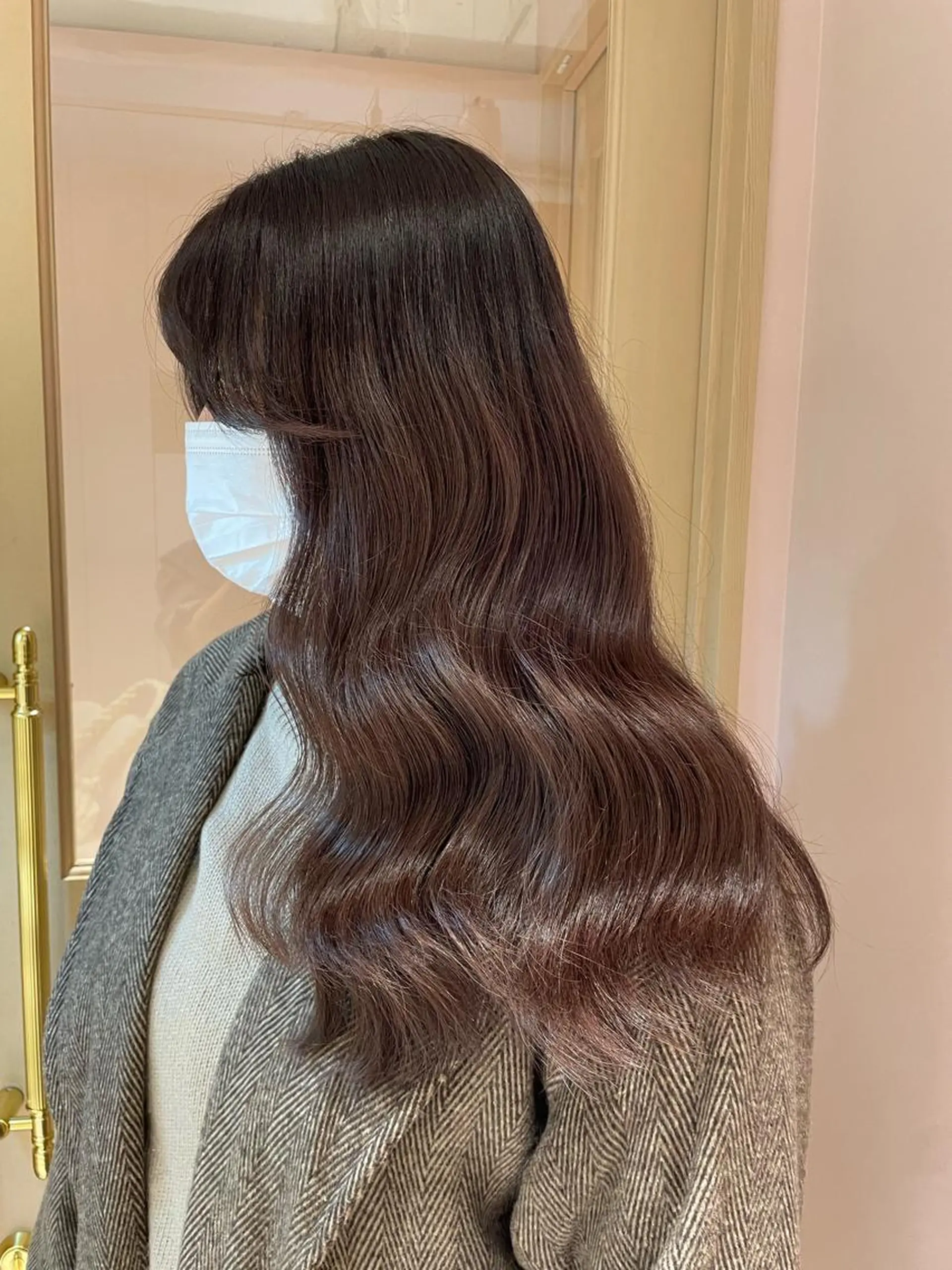 ロング ヘアカラー トリートメント ヘッドスパ マホ/日吉/髪質改善 /レイヤー/ガーリーのヘアスタイル
