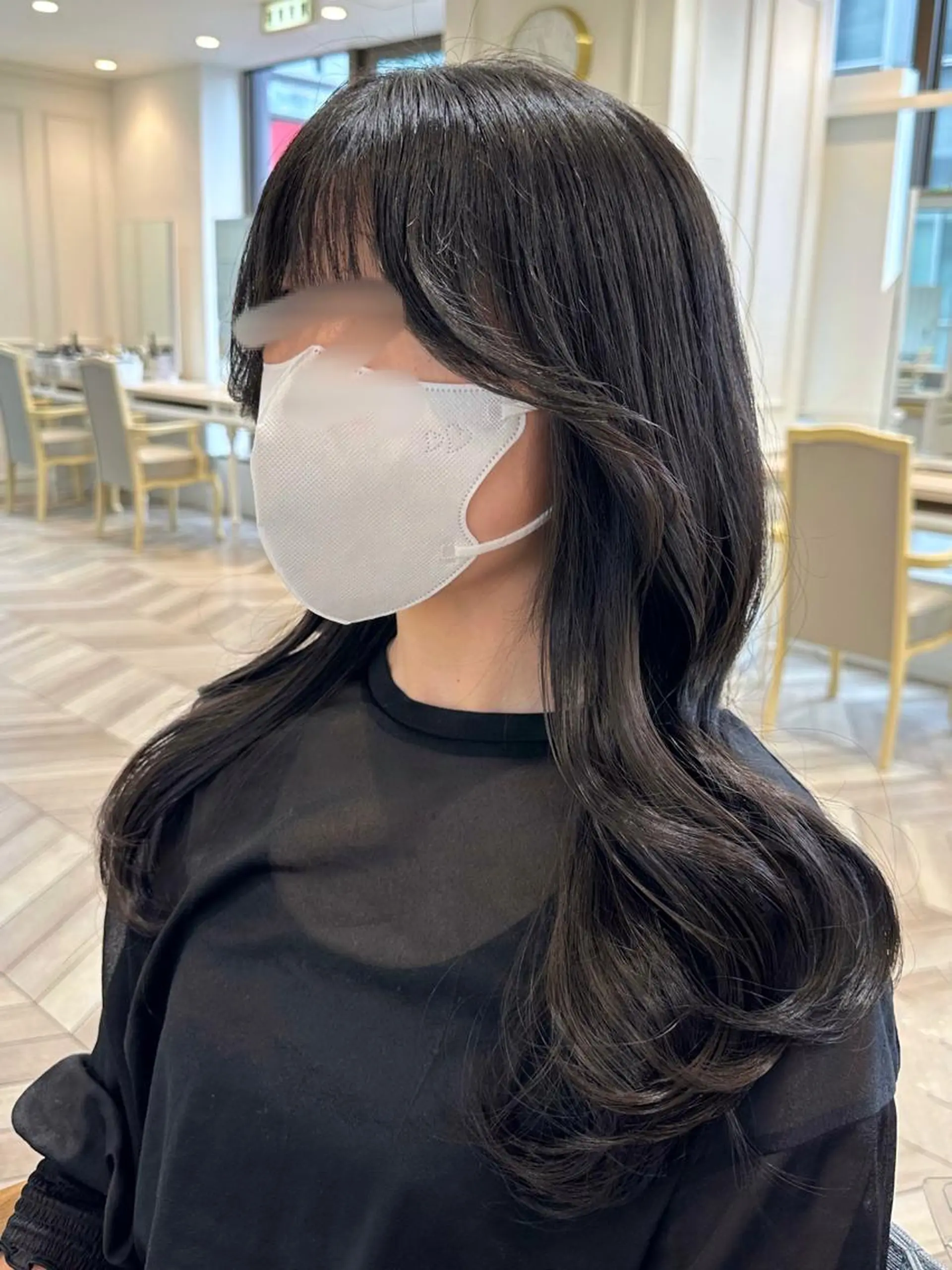 ロング 韓国ヘア 🇰🇷 RUKA 🩵🤍のヘアスタイル