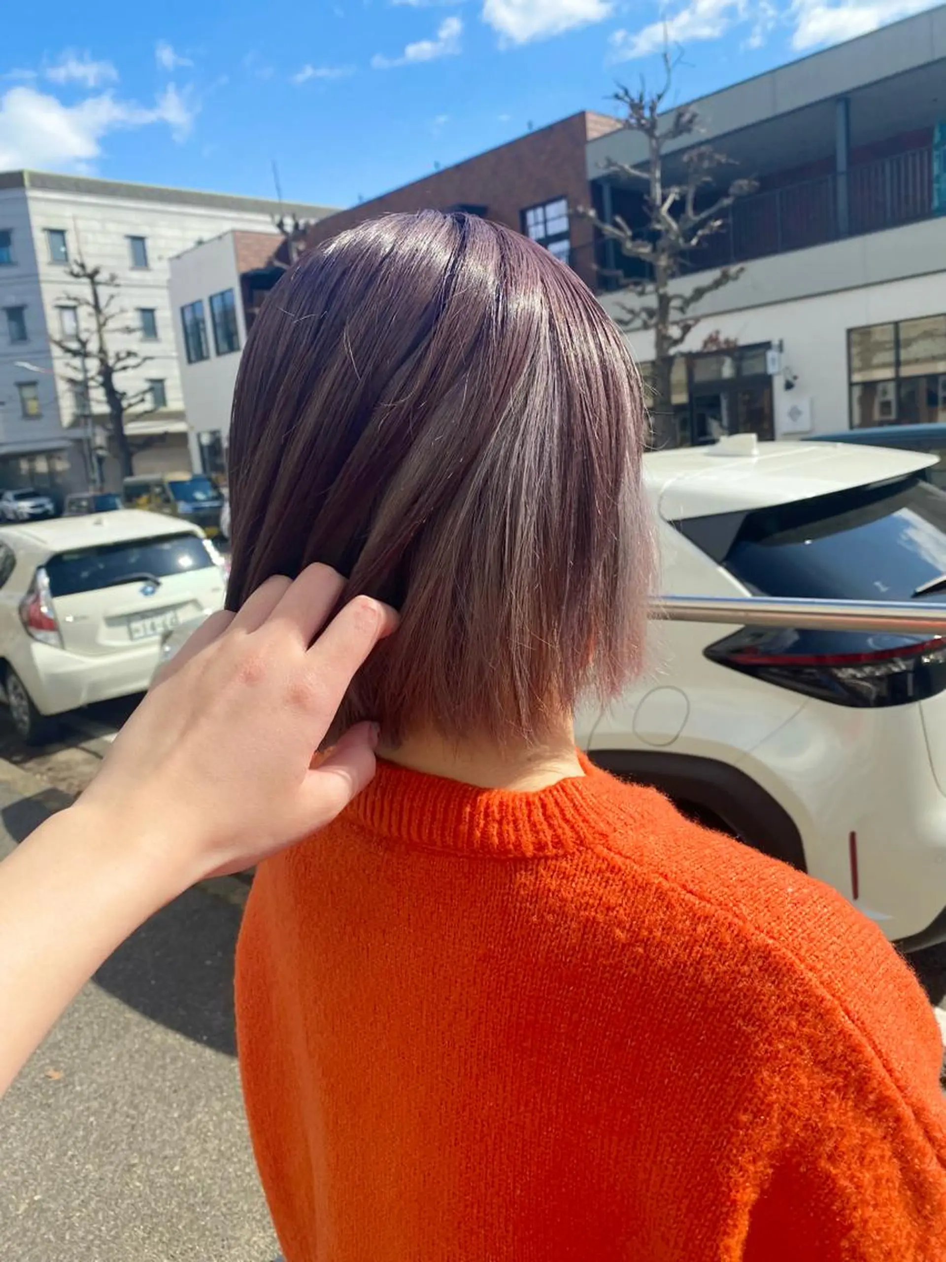 ミディアム カラー パーマ ヘアアレンジ メンズ キッズ ネイル マツエク・マツパ アイブロウ chapter問屋町 💘小室明華のヘアスタイル