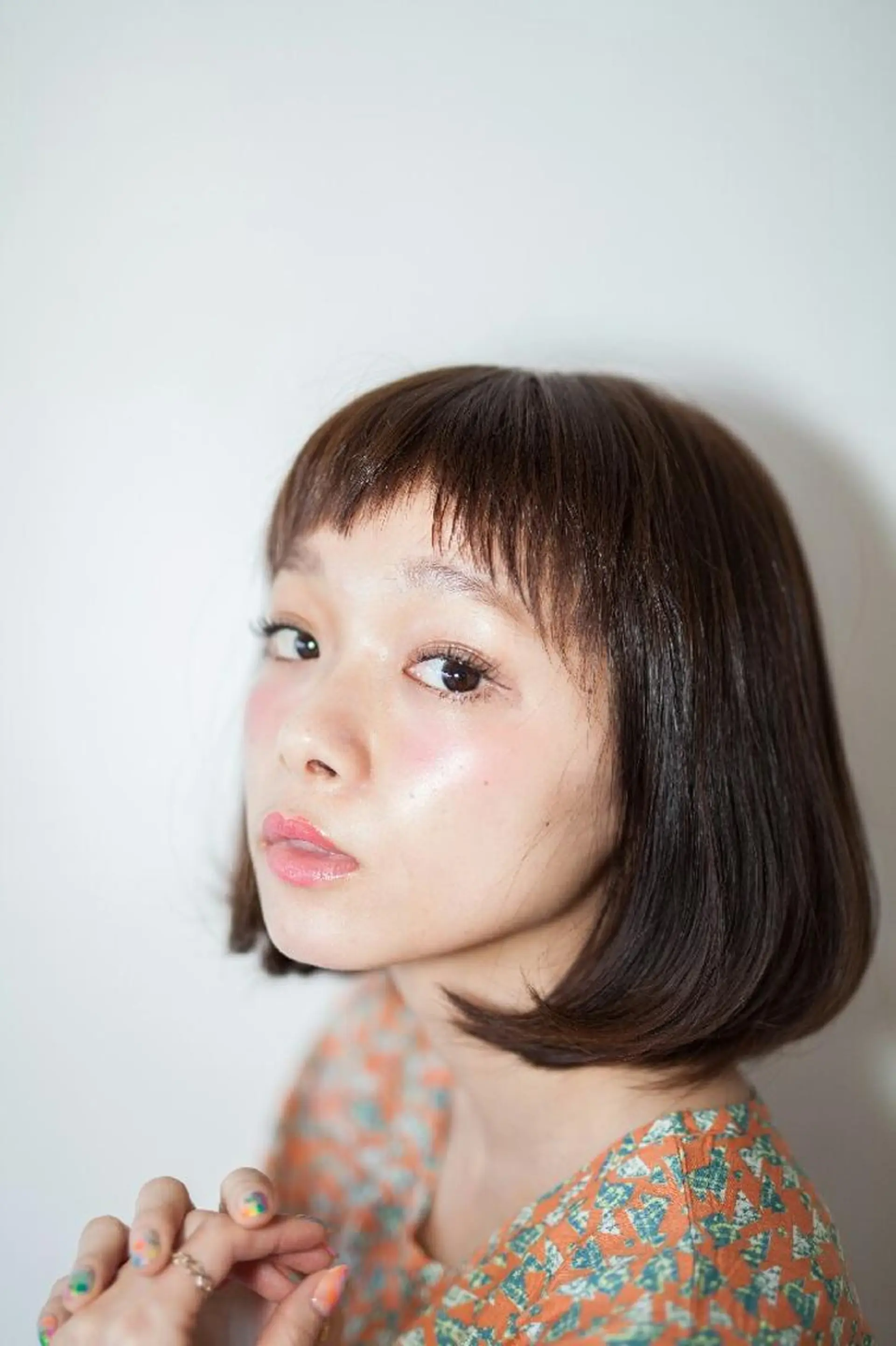 ショート カラー パーマ ヘアアレンジ キッズ メンズ アロンジェ 蕨駅西口のヘアスタイル