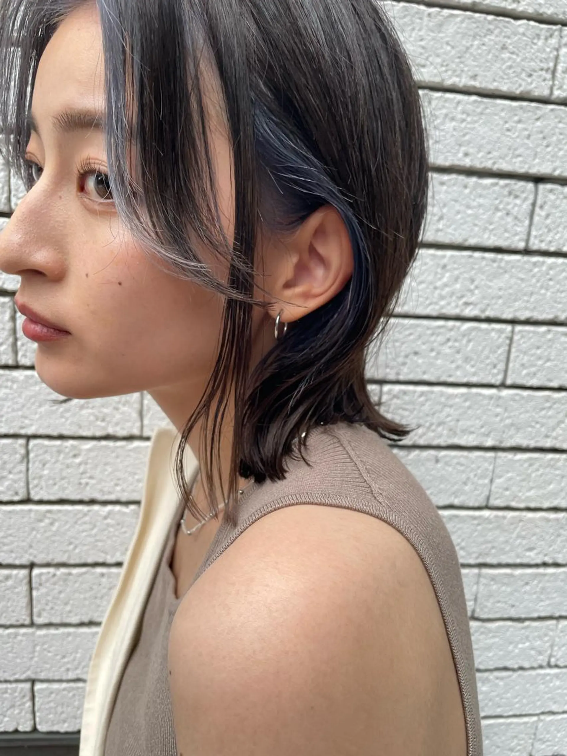 ショート 山崎/ボブ縮毛矯正 レイヤー髪質改善のヘアスタイル