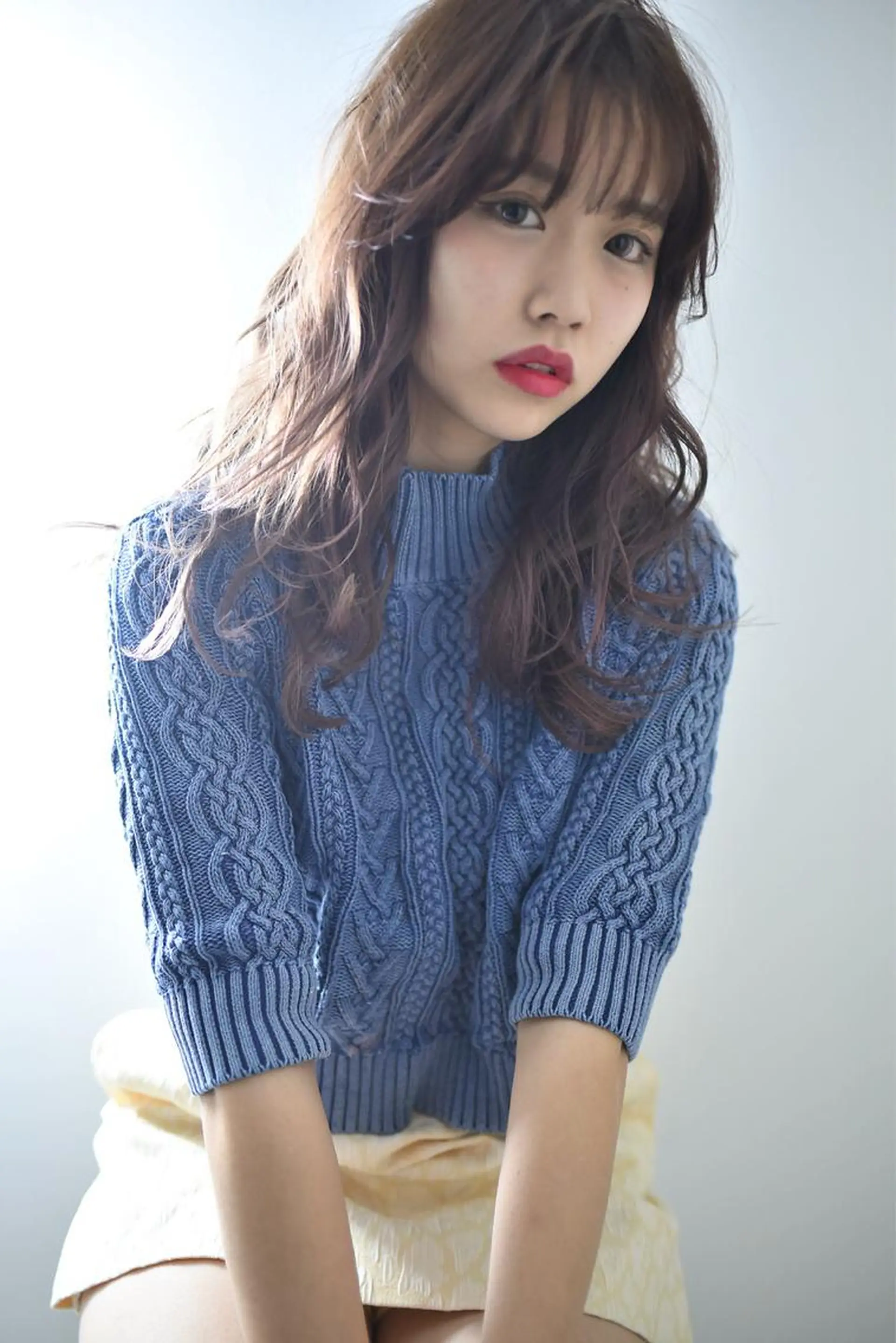 セミロング ai あいのヘアスタイル