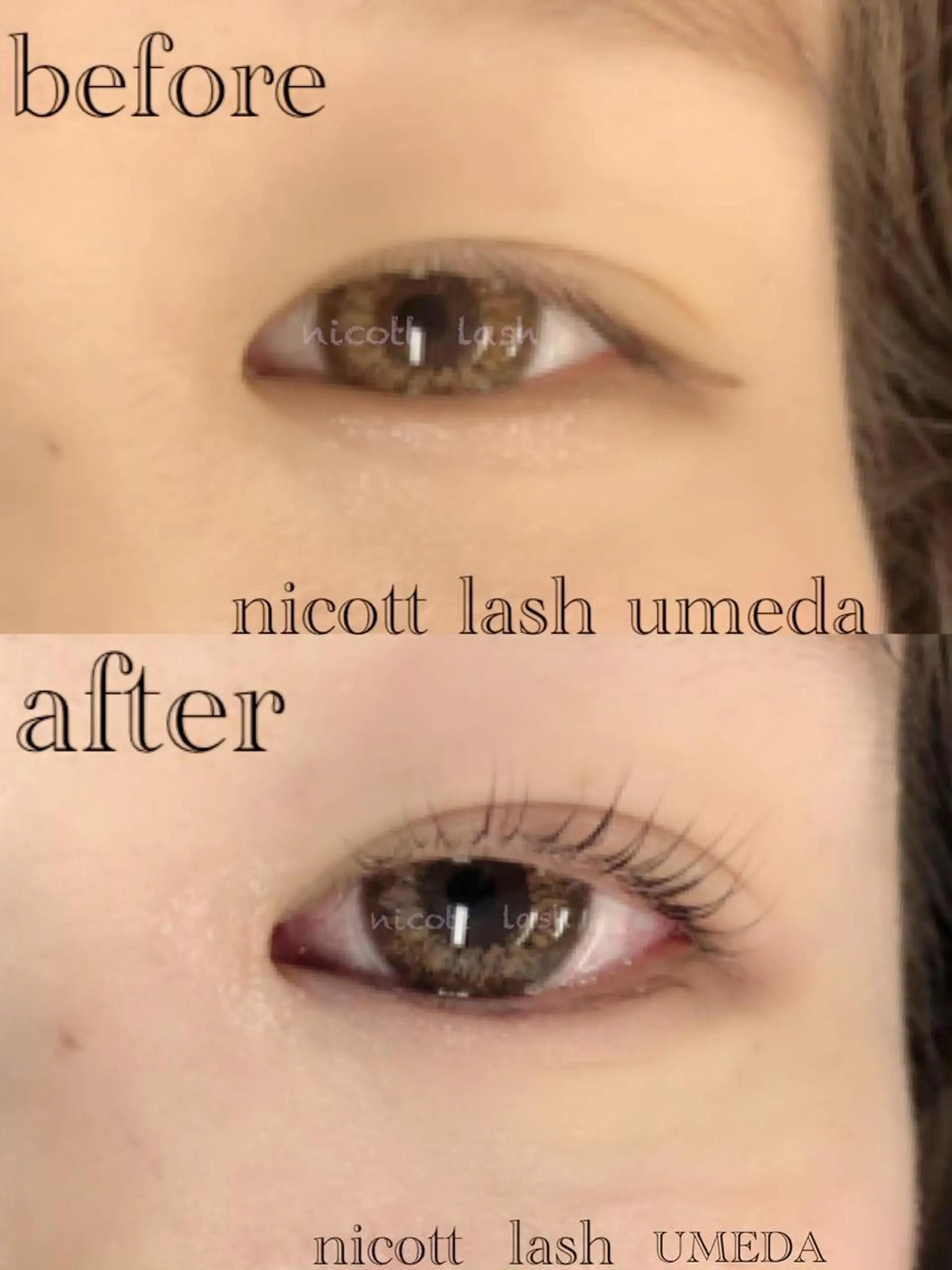 マツエク・マツパ パリジェンヌラッシュリフト サクラブロウ 大阪駅前第4ビルのマツエク・マツパデザイン