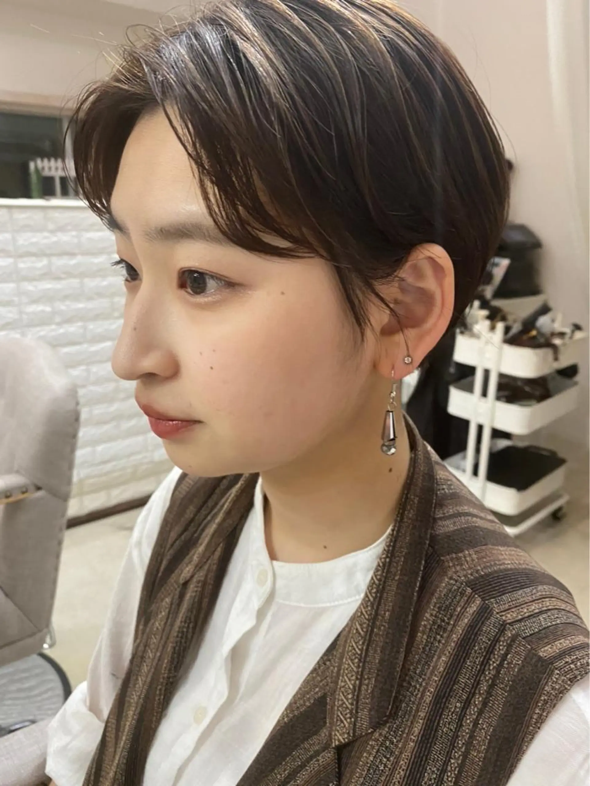 ショート カラー Chiho / 梅田 / ボブ/ パーマのヘアスタイル