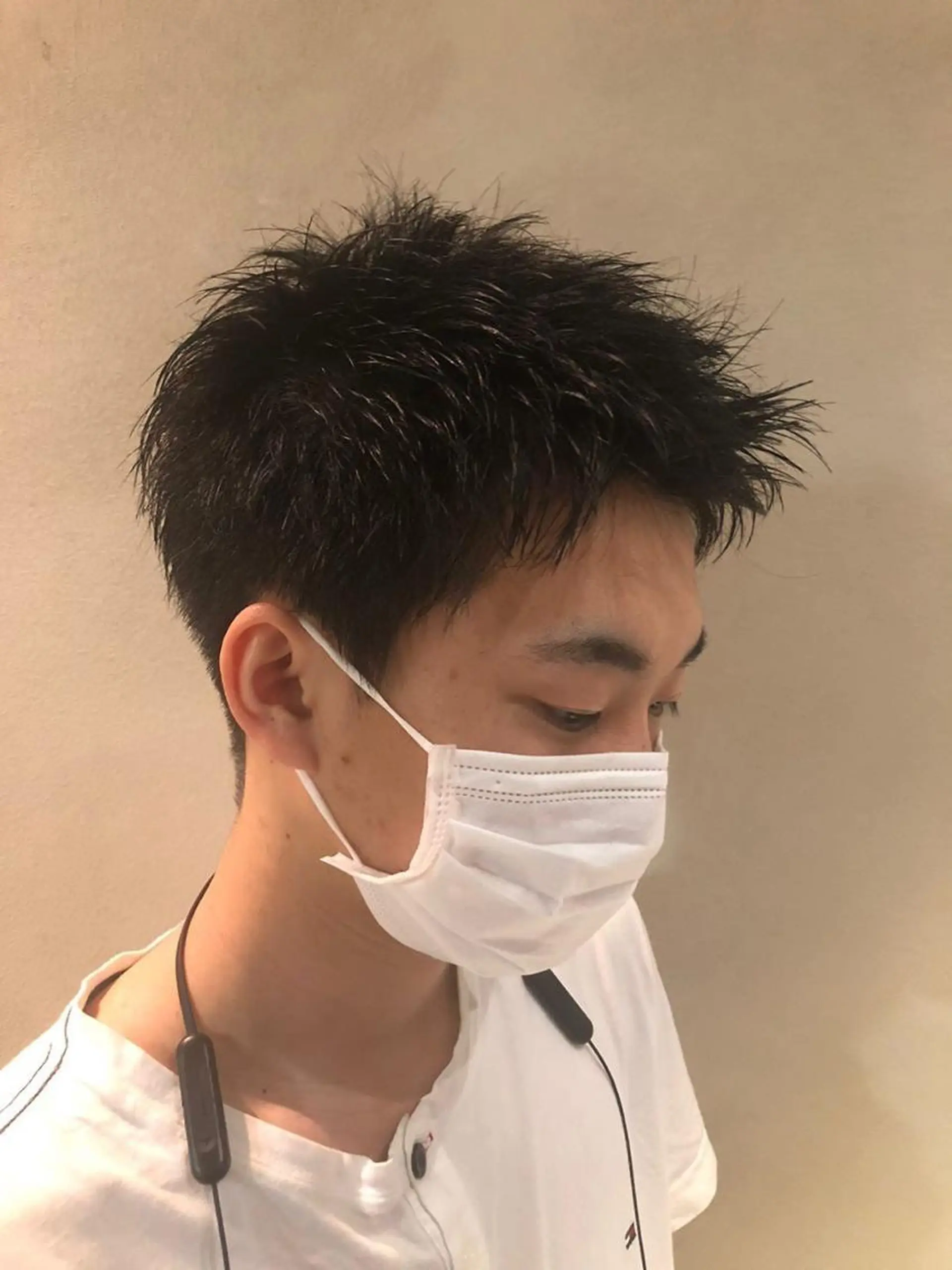 メンズ 上石神井メンズパーマ 飯田徹のヘアスタイル