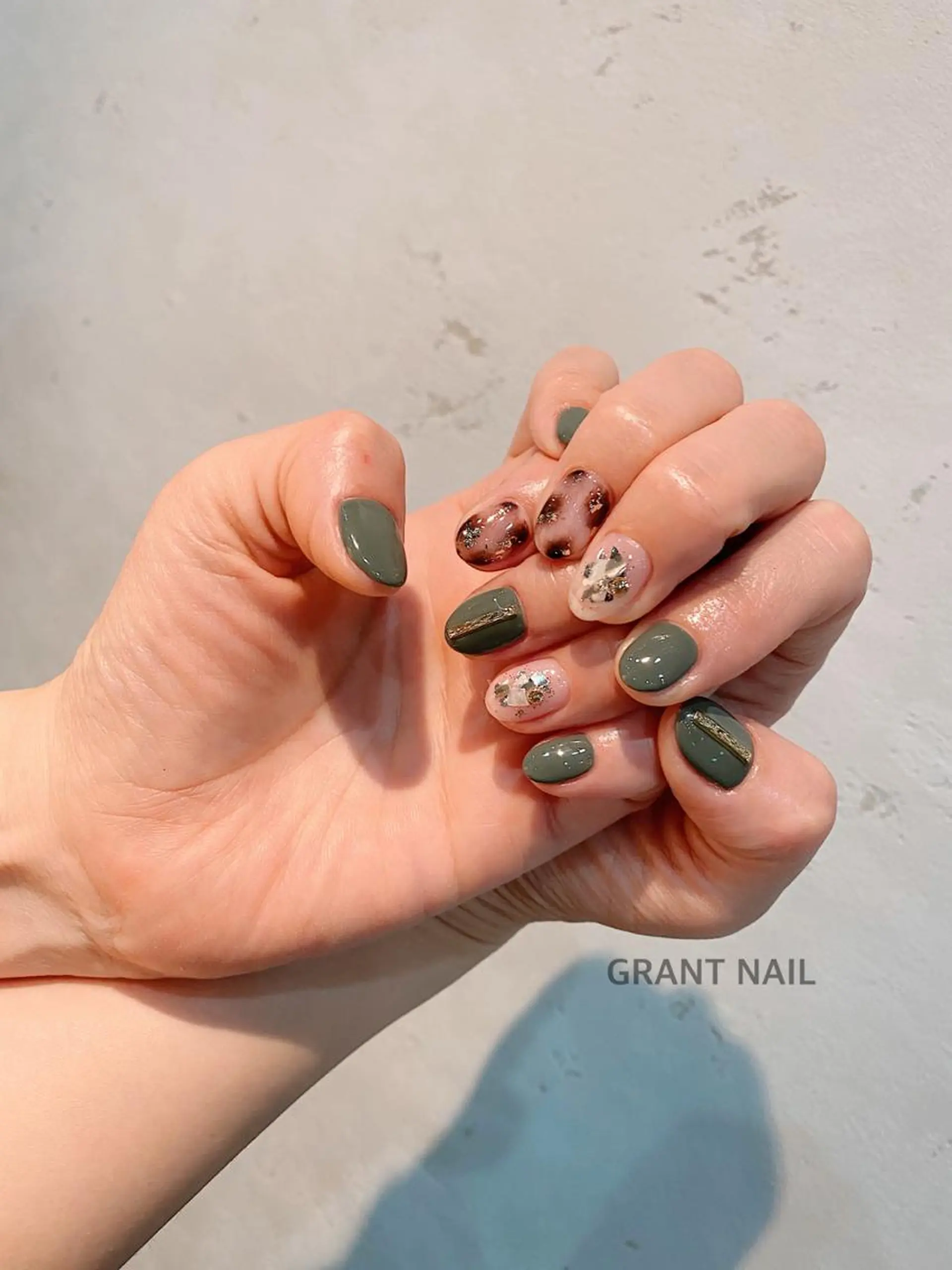 ネイル アートネイル クリアネイル ジェルネイル ニュアンスネイル GRANT NAIL 岩出店のネイルデザイン