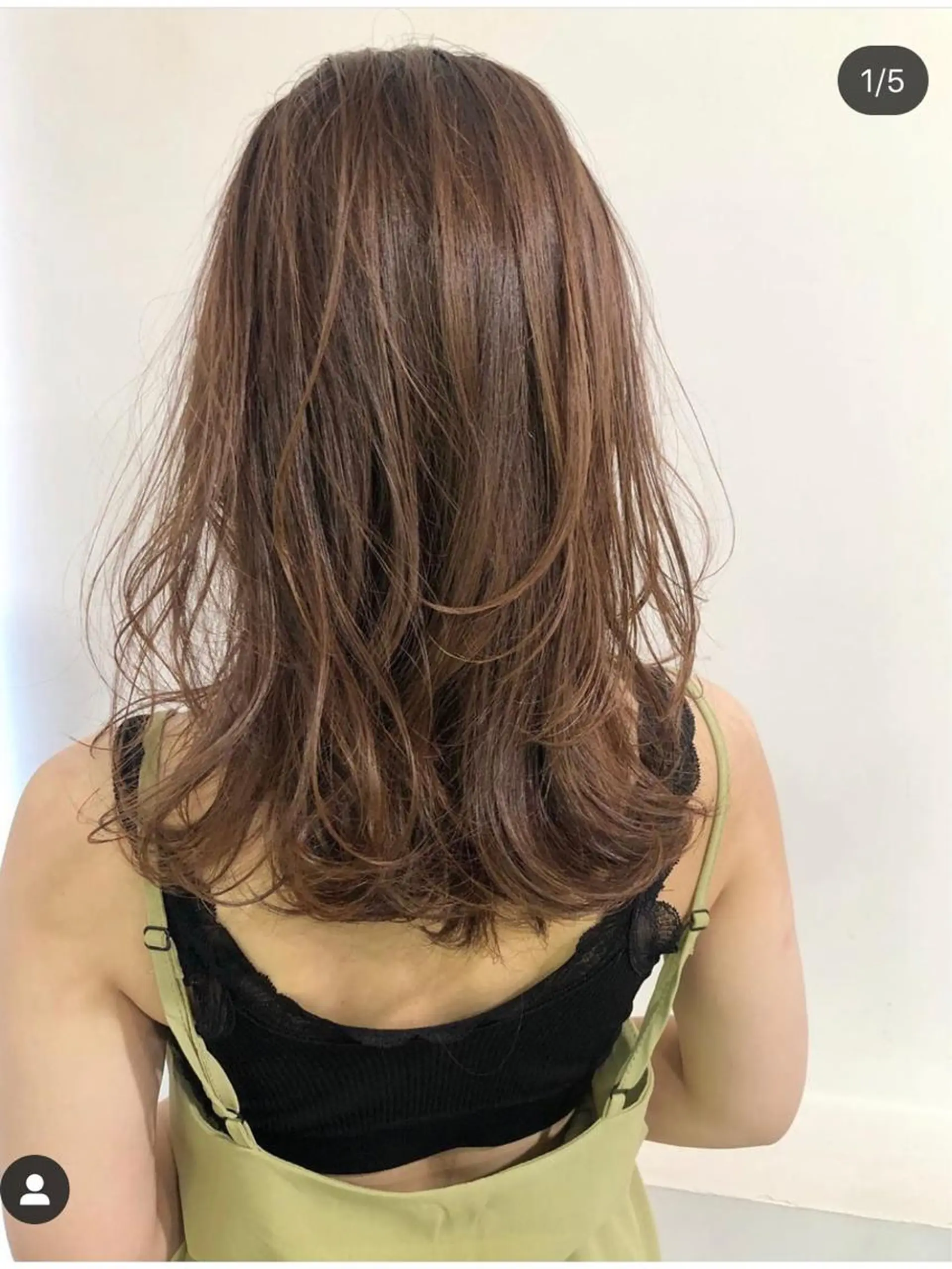 セミロング カラー ブラウンカラー 透明感カラー レイヤーカット 岡崎勇人/レイヤー/ 韓国/ケラチンTRのヘアスタイル