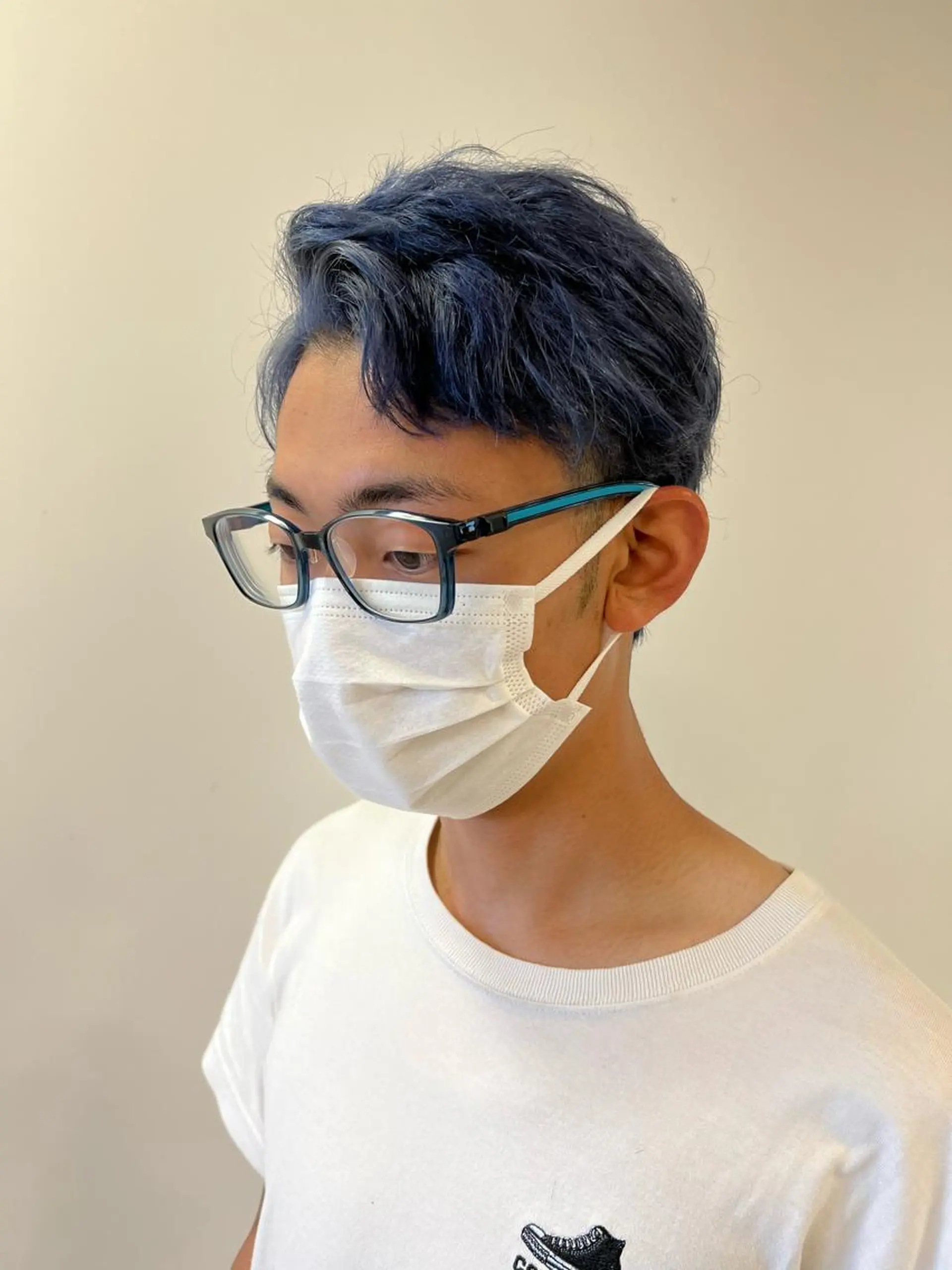 ショート カラー メンズ ヘアカラー トリートメント ヘアセット ハイトーン/ウルフ /レイヤー/坂野幸伸のヘアスタイル