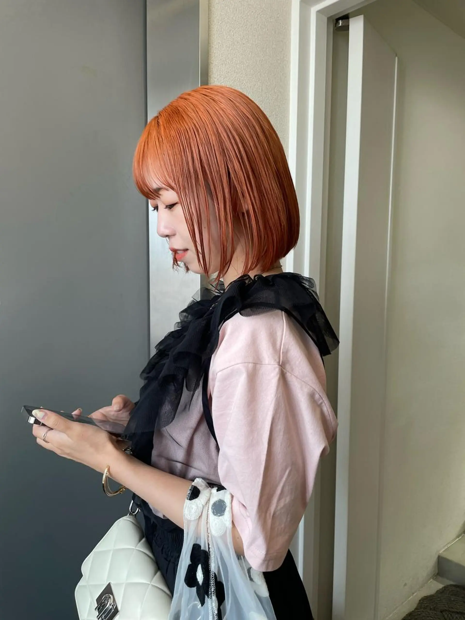 ミディアム be.perch所属・山口 朔弥のヘアスタイル