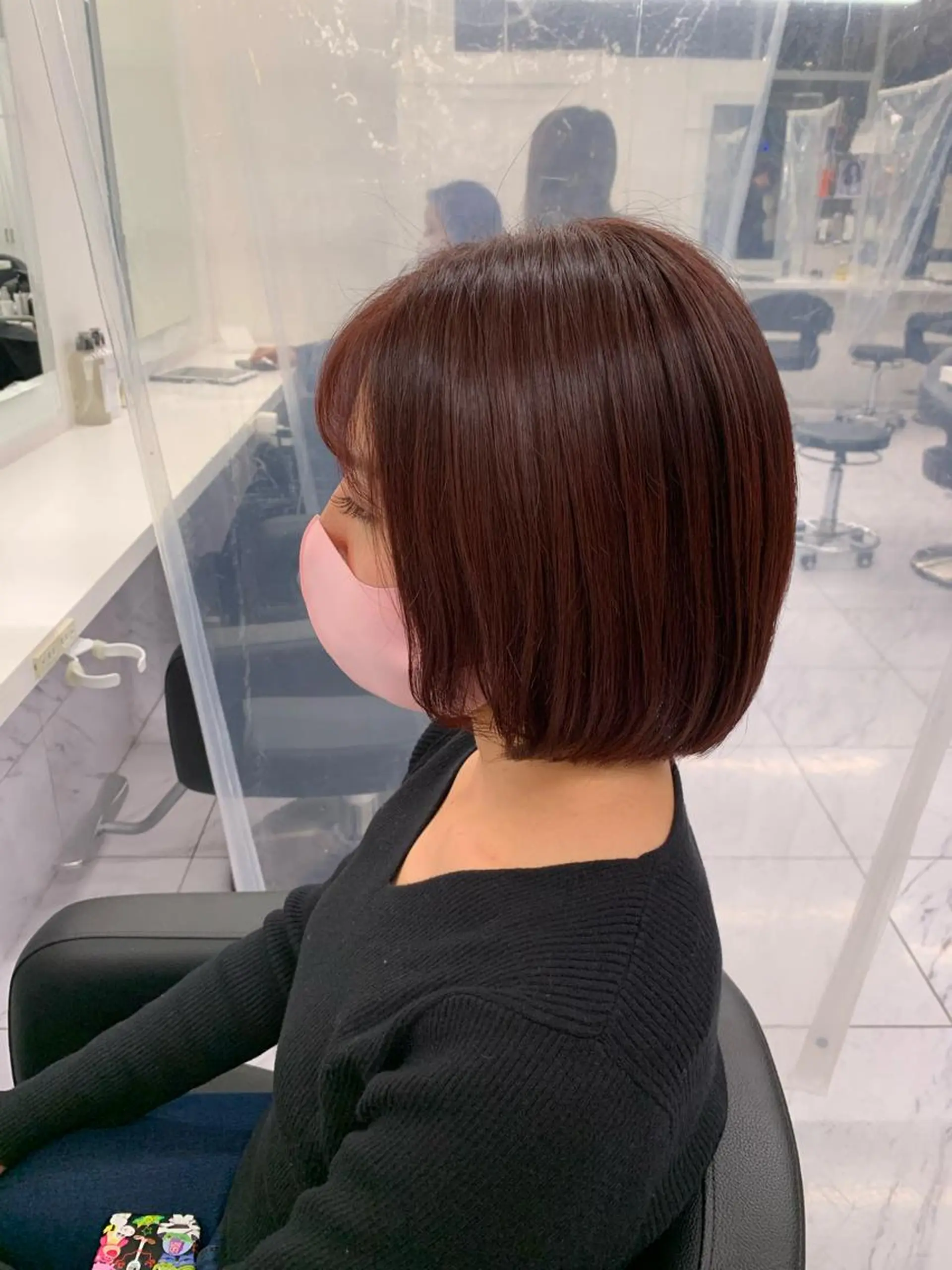 セミロング カラー パーマ ヘアアレンジ メンズ neon hair所属・🩵 JURI🩵のヘアスタイル