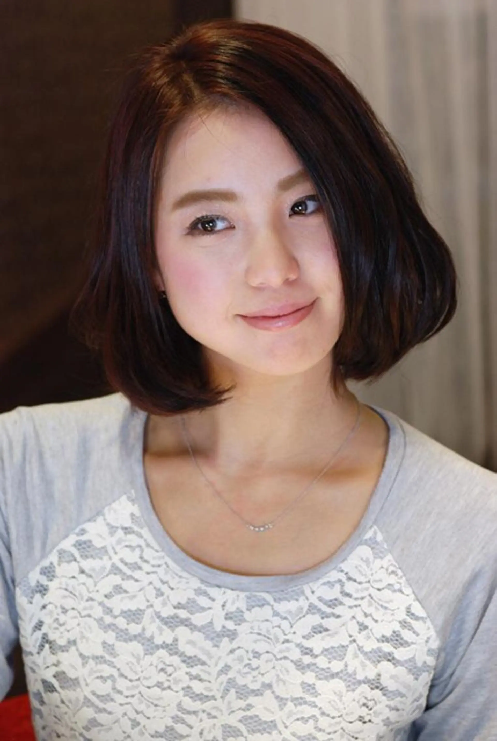 ミディアム カラー ブラウンカラー カッパーブラウン ボブ EDUCE（エデュース）所属・長谷川 浩章のヘアスタイル