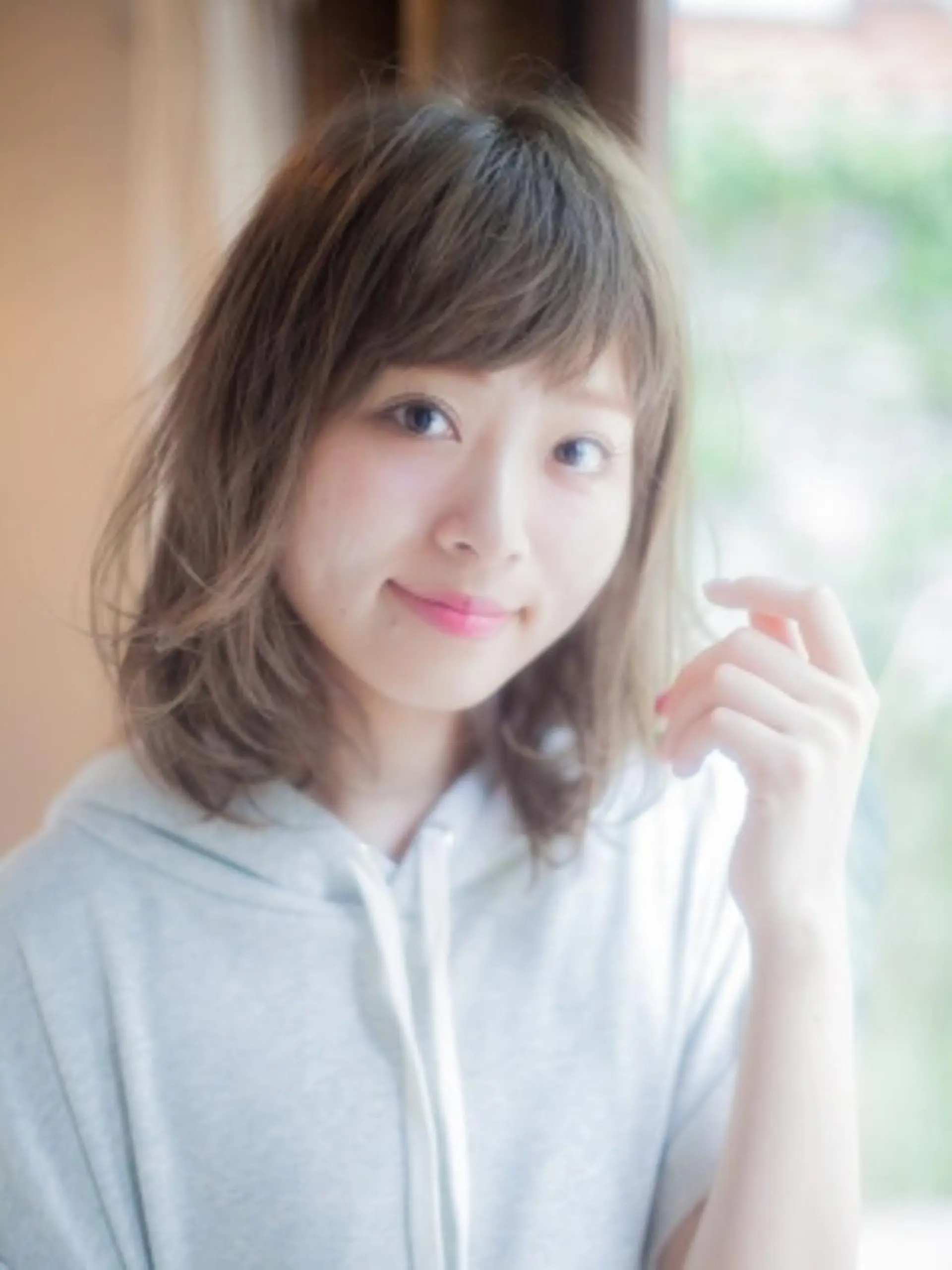 ミディアム カラー パーマ amie所沢駅 プロペ通り店【アミ】のヘアスタイル