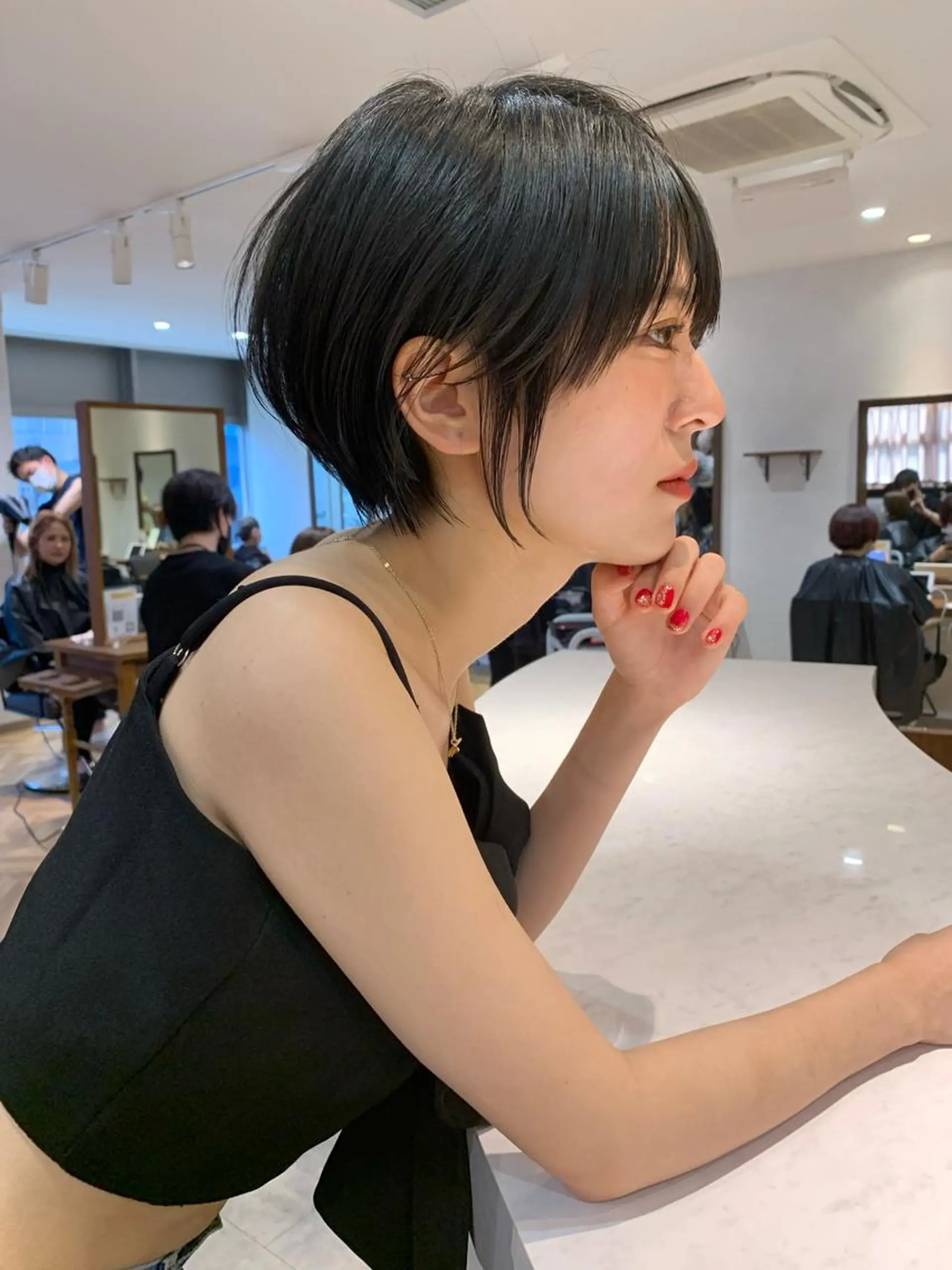 ショート カラー パーマ ヘアアレンジ メンズ キッズ ネイル マツエク・マツパ アイブロウ カット トリートメント _WHITE所属・石川直樹 似合わせカット✨のヘアスタイル