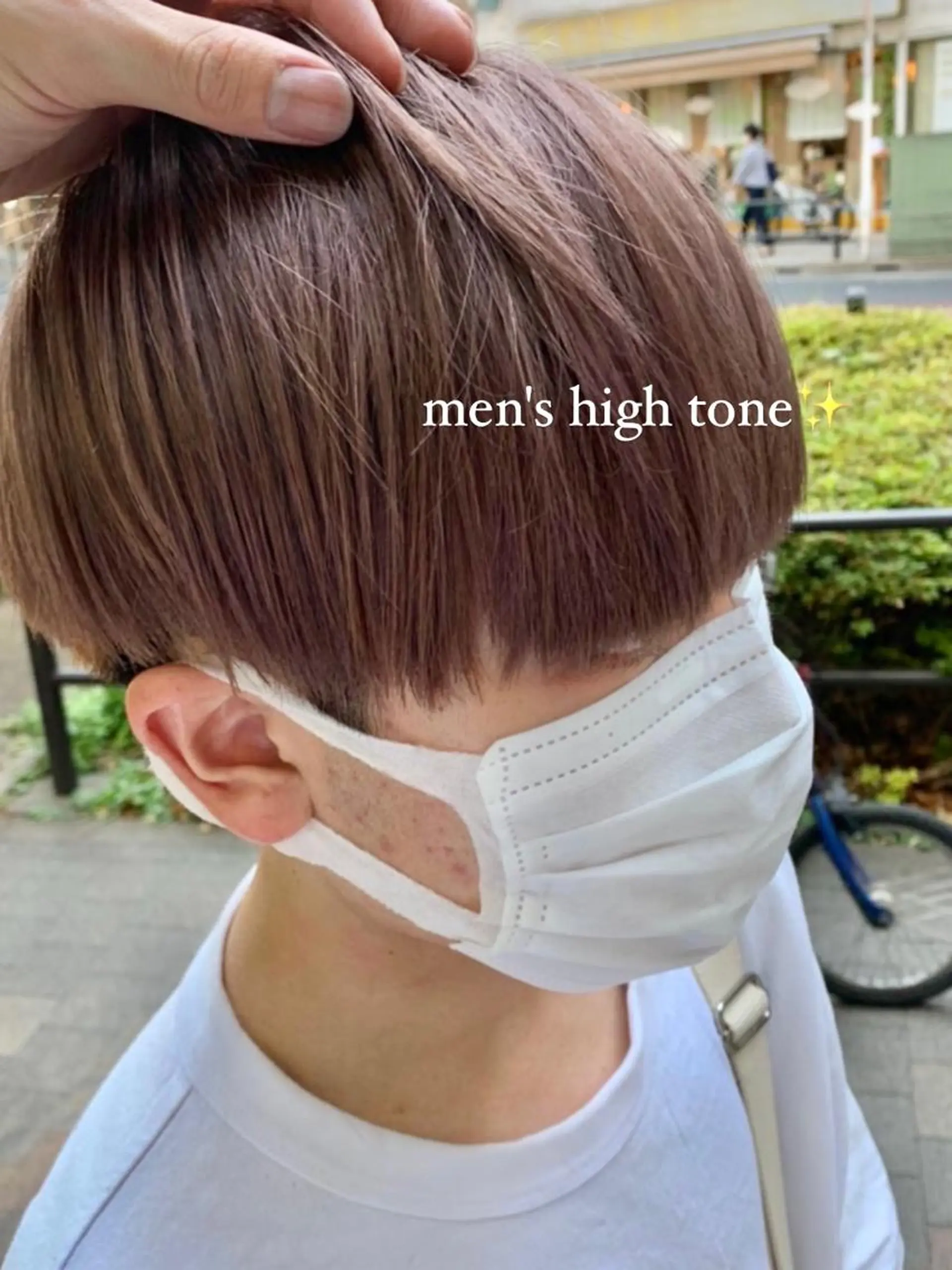 カラー メンズ 海外girl🤎 透明感ベージュmaoのヘアスタイル