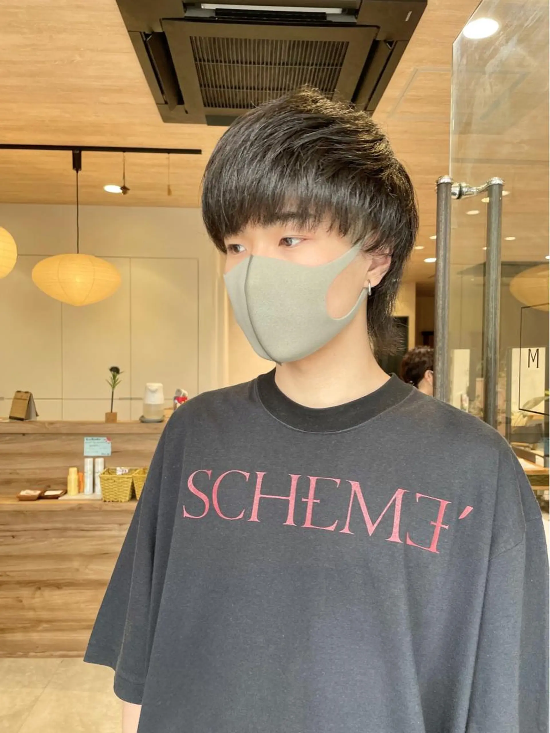 ショート カラー メンズ メンズウルフカット ウルフカット Oasisgarden所属・レイヤー/ブリーチ MOMOのヘアスタイル