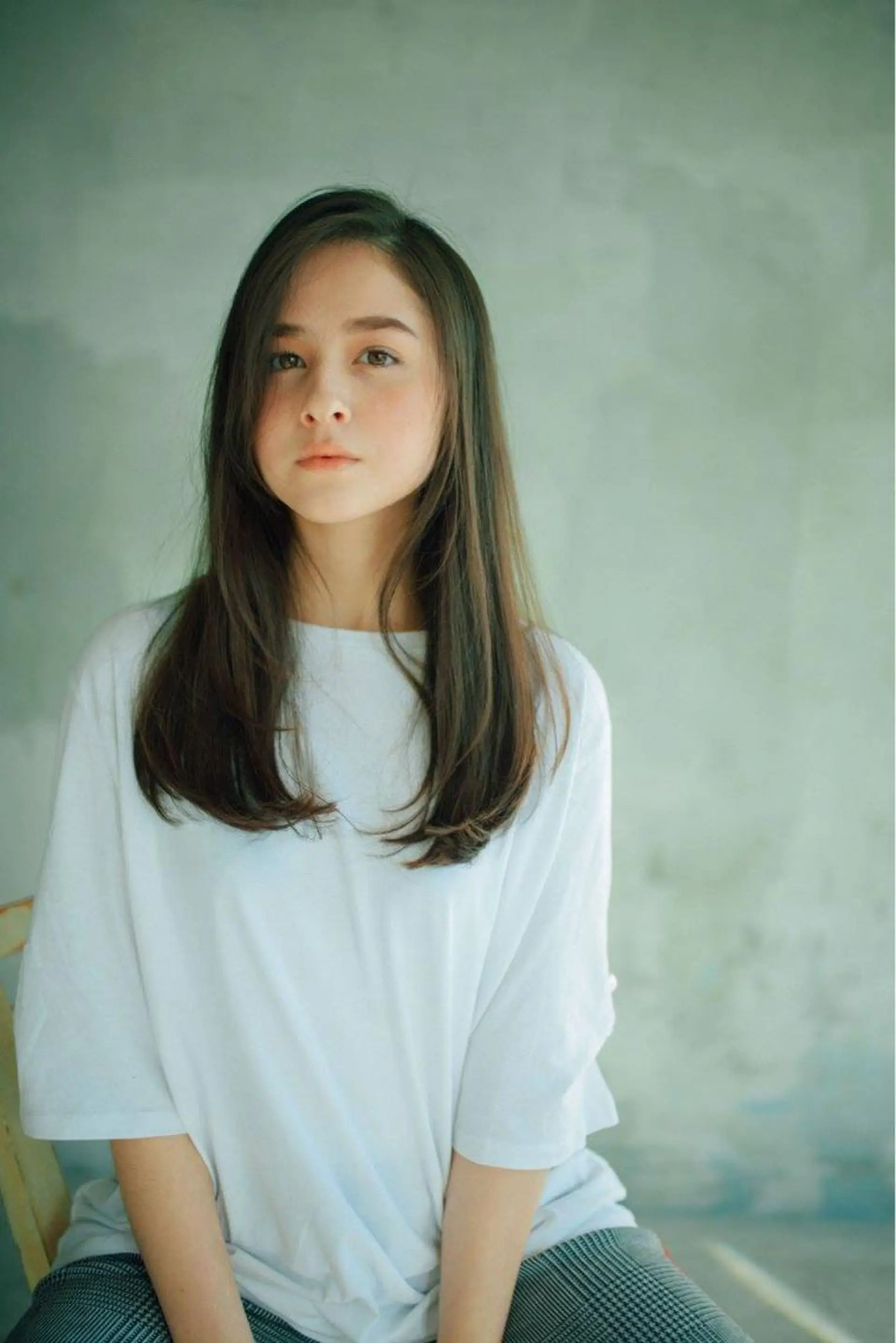 ロング カラー 切りっぱなしボブ デザインカラー ボブ ロング 髪質改善×透明感× トレンド/杉田 圭のヘアスタイル