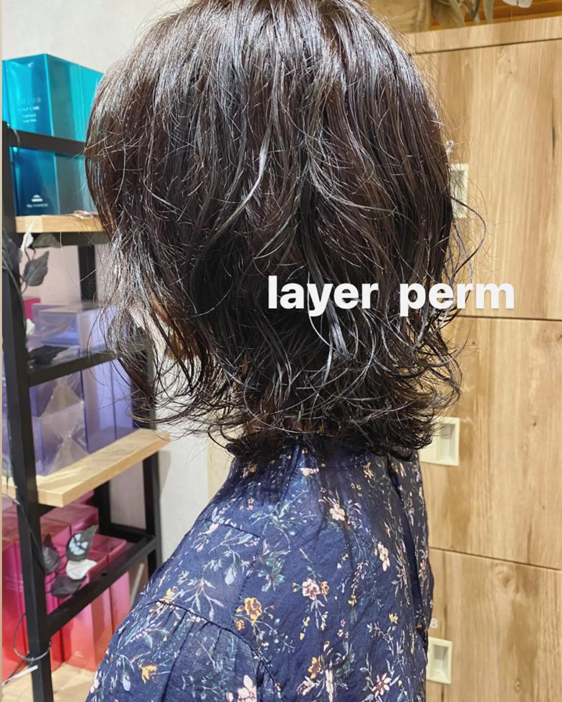 ミディアム カラー パーマ パーマ指名No1 /namiのヘアスタイル