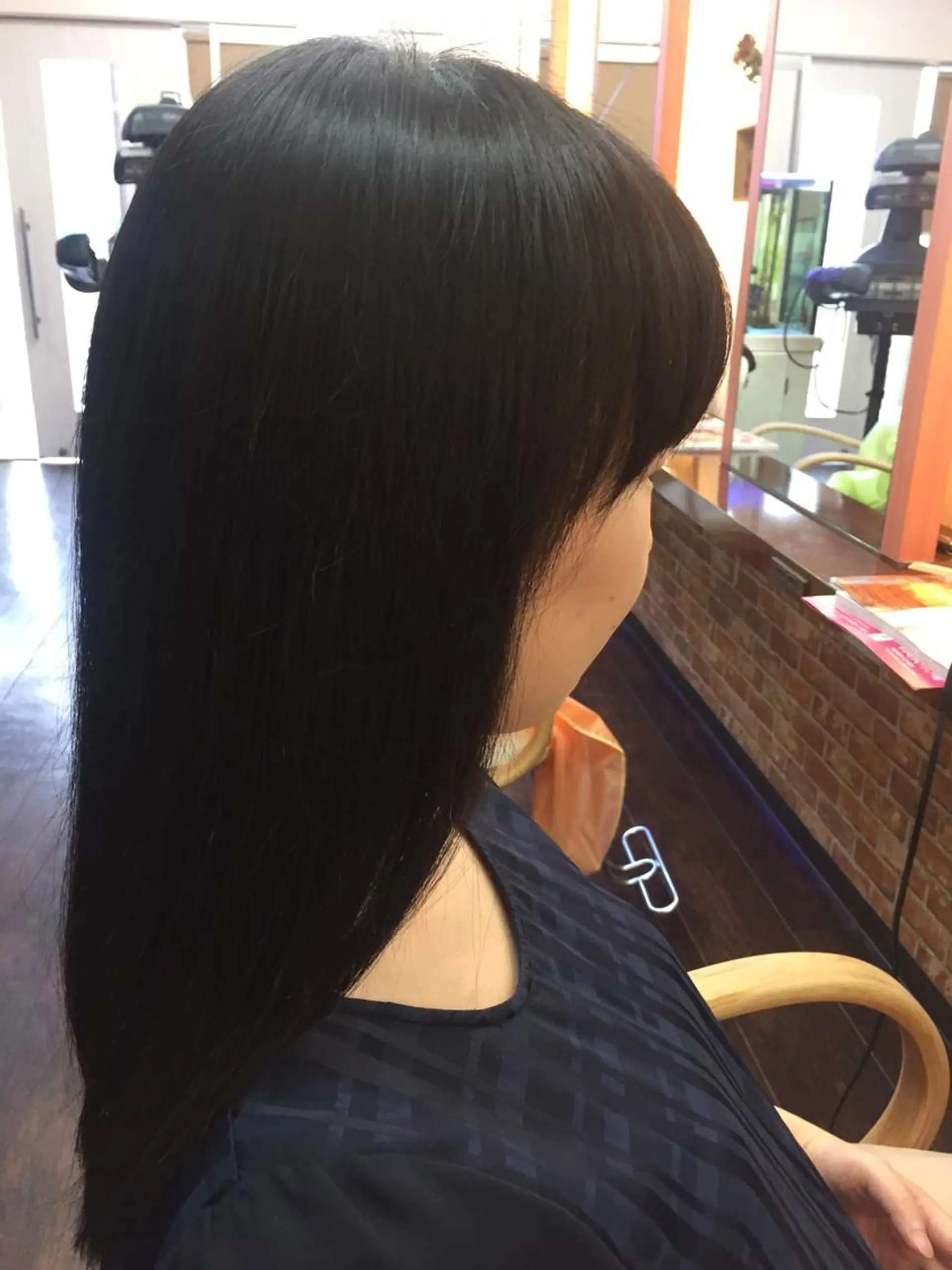 セミロング パーマ 桧山 真のヘアスタイル